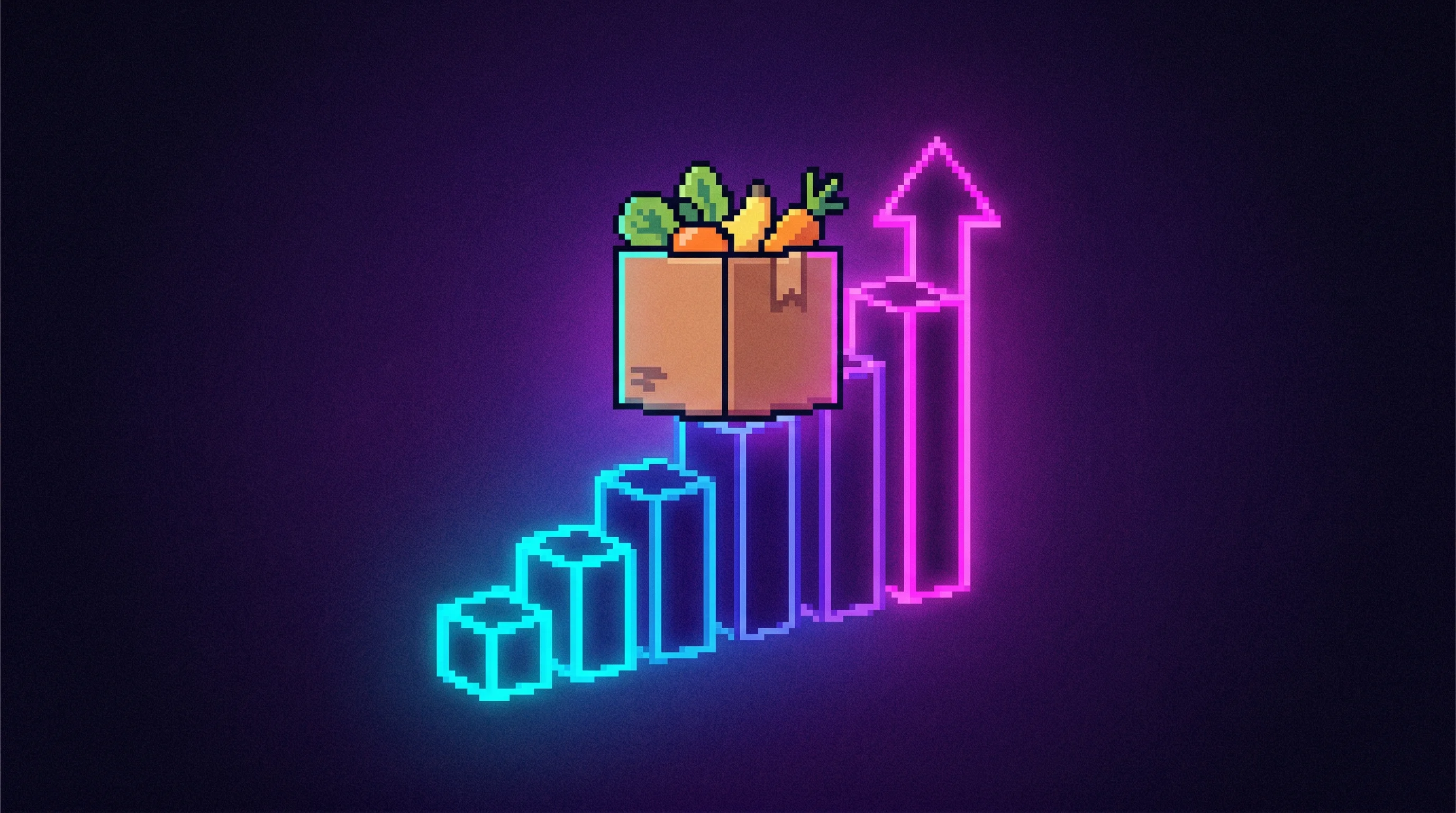 Digital illustration for article section "China's Orderly Consolidation" in "The Quick Commerce Shakeout: Why India Scaled While Europe Retreated" - A minimalist and conceptual representation of orderly business consolidation and financial profitabi...