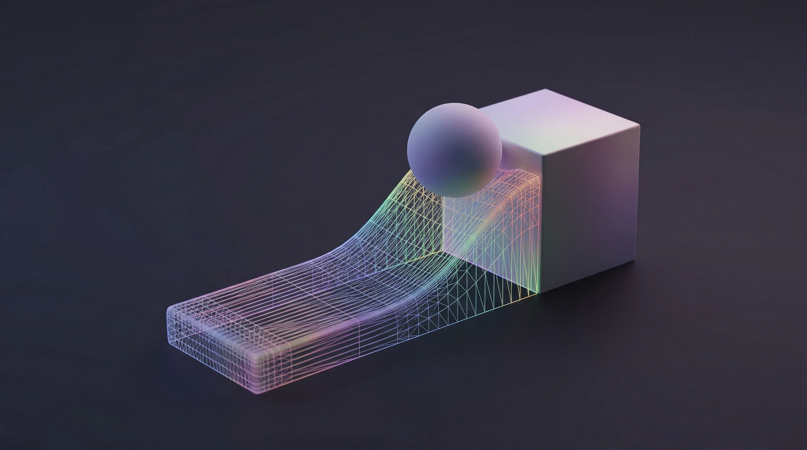 Digital illustration for article section "The Escalation Problem" in "Notch Raises $30M Series A for AI Agents in Regulated Industries" - A clean, minimalist conceptual visualization representing the deliberate escalation of a complex tas...