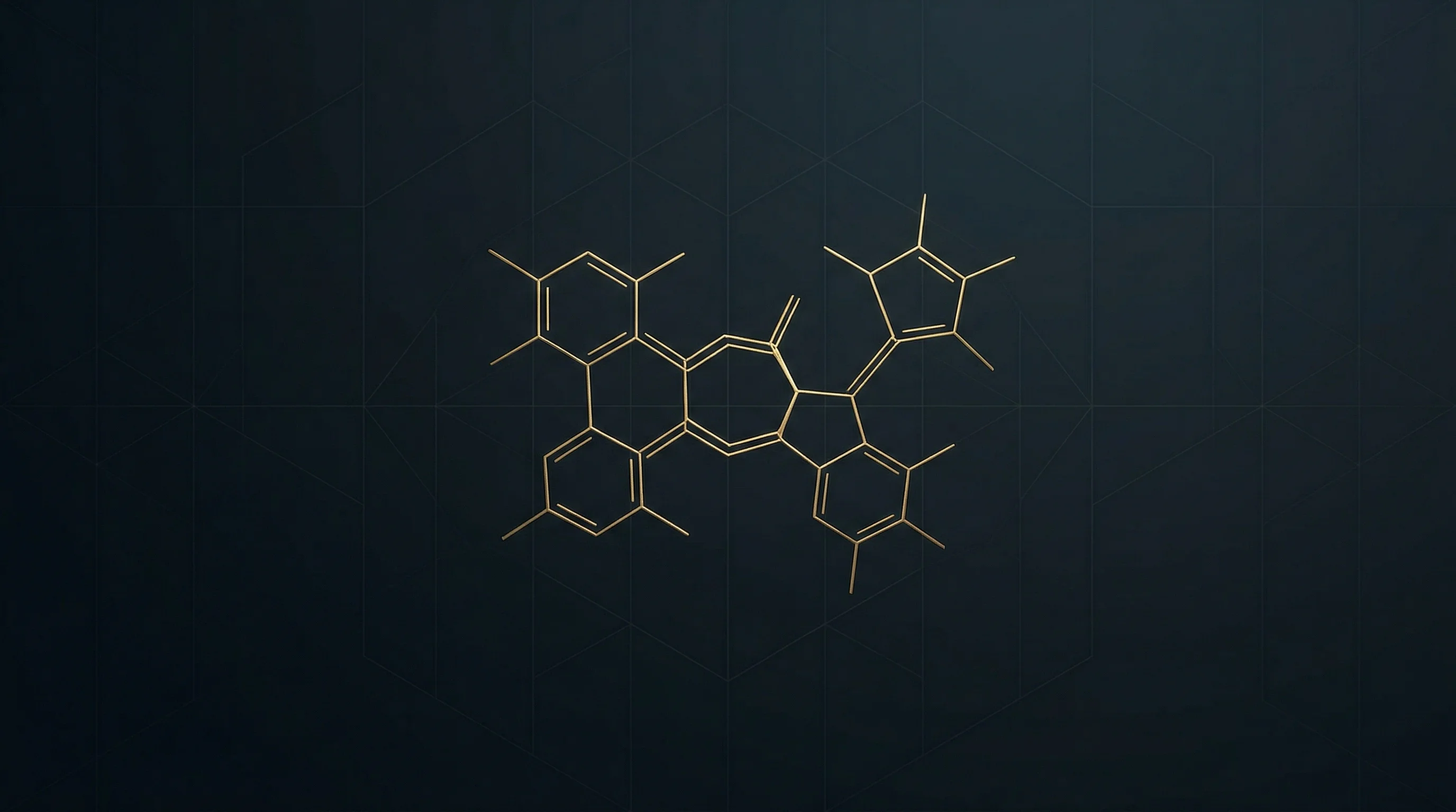 Digital illustration for article section "AI Meets Medicinal Chemistry" in "Pinnacle Medicines Raises $89M Series B for AI-Powered Peptide Drugs" - A conceptual and minimalist visual representation of AI-driven medicinal chemistry and computational...