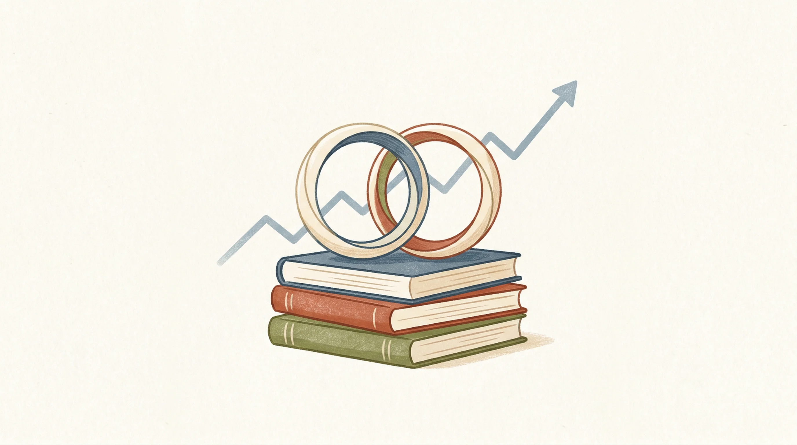 Digital illustration for article section "The Team Behind It" in "Oxus Tackles AI-Powered Audits as Competition Floods Market" - A clean, minimalist conceptual illustration representing a highly educated, multi-disciplinary found...