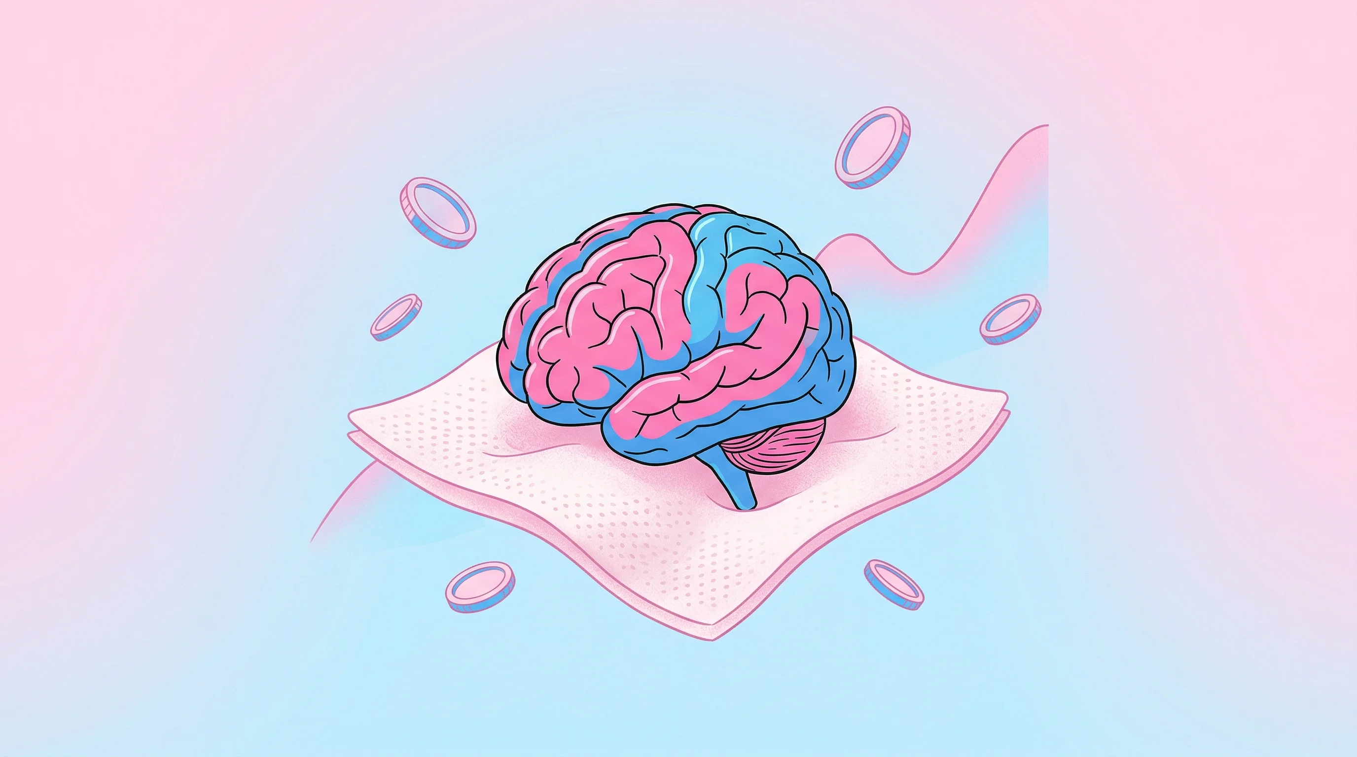 Digital illustration for article section "A $1.9 Billion Market, If They Can Crack It" in "Endomedix Raises $4M+ Seed for Brain Surgery Bleeding Device" - A conceptual, modern illustration representing a massive neurosurgery market, featuring a single, st...