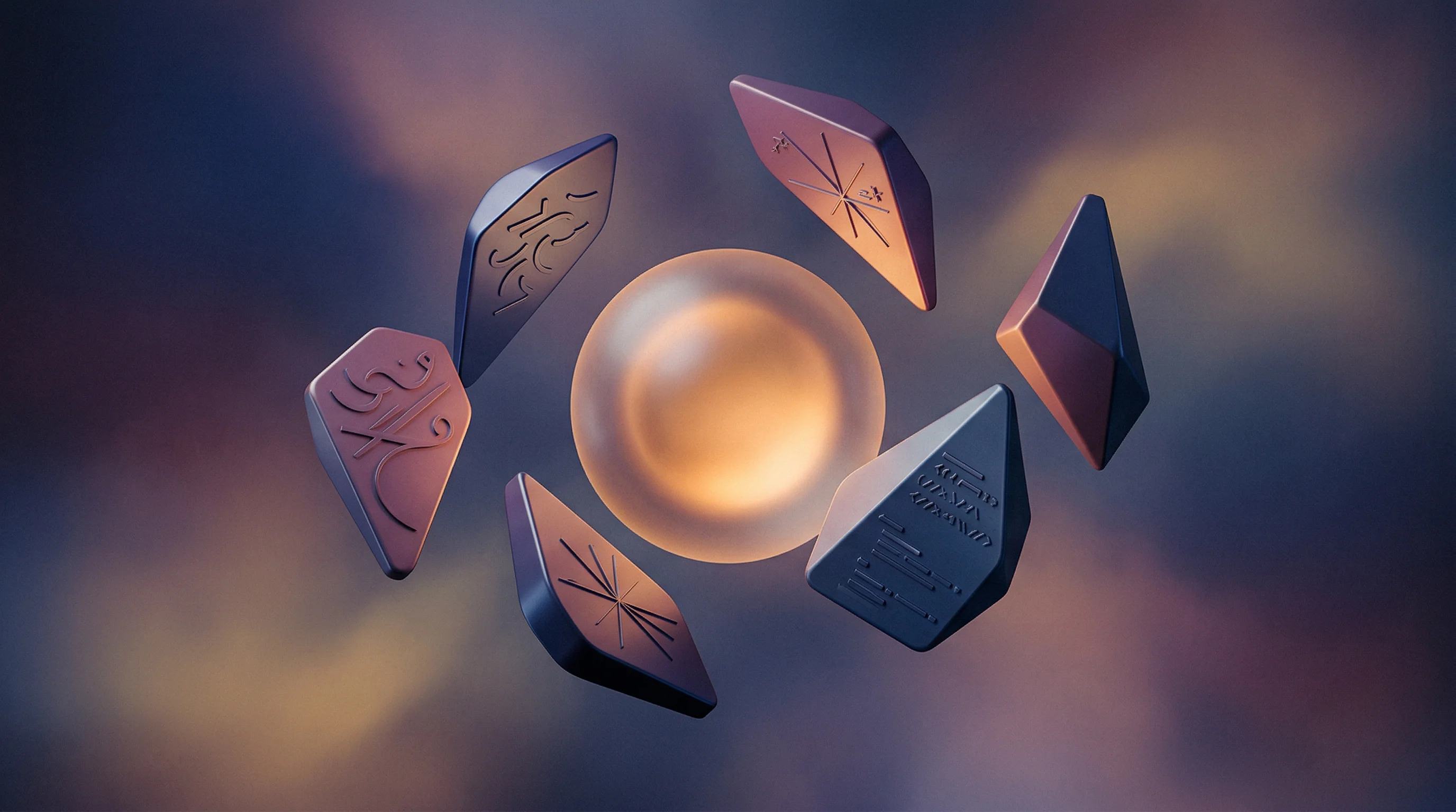 Digital illustration for article section "A Mixture of Experts, Literally" in "Sarvam AI's Indus App Takes On ChatGPT With 105B Multilingual Model" - A conceptual, minimalist visualization of a 'Mixture of Experts' architecture, featuring a sleek, ce...