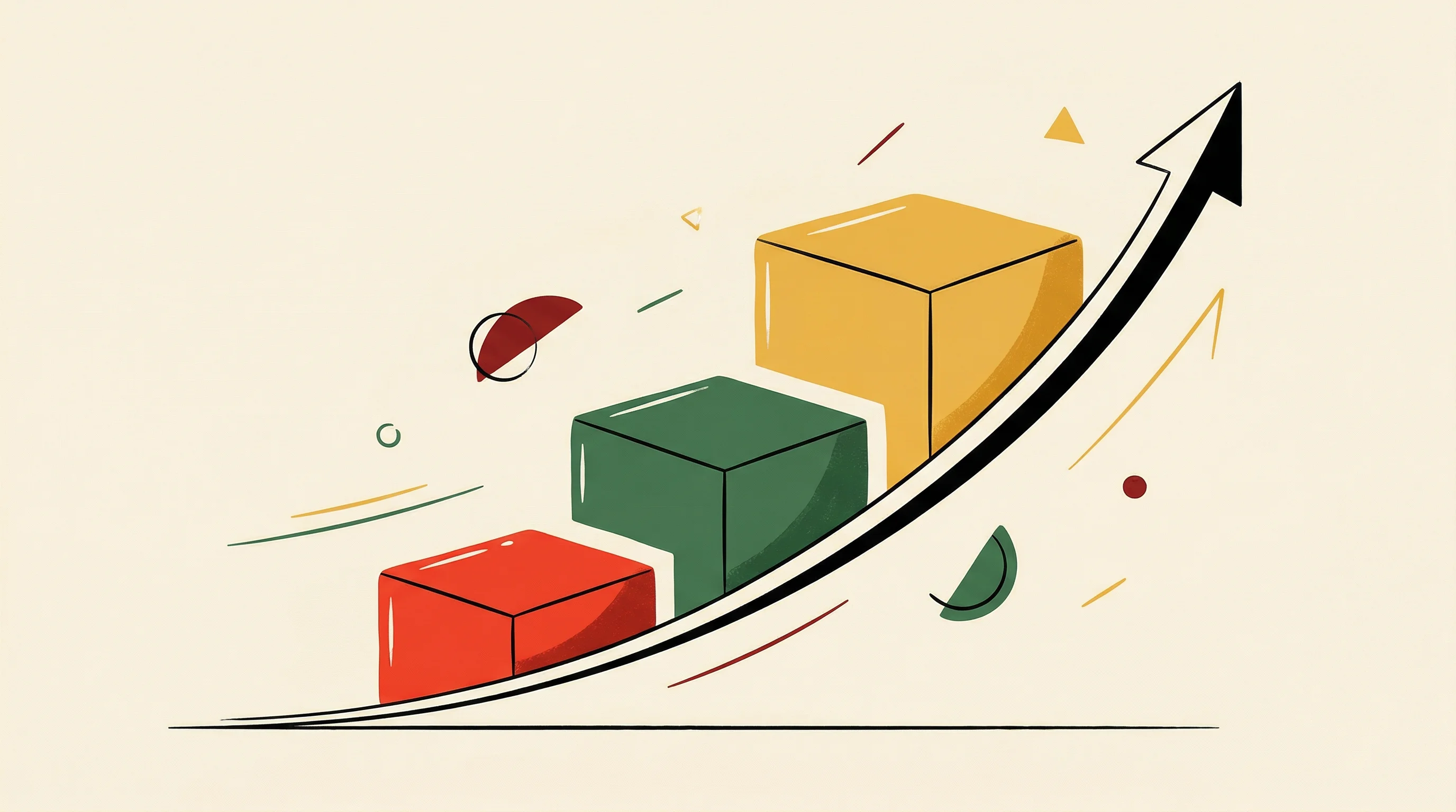 Digital illustration for article section "The Velocity Play" in "How Hippocratic AI's $50M Seed Launched a $3.5B Healthcare AI Giant" - A minimalist illustration depicting rapid upward momentum and financial acceleration to represent a ...