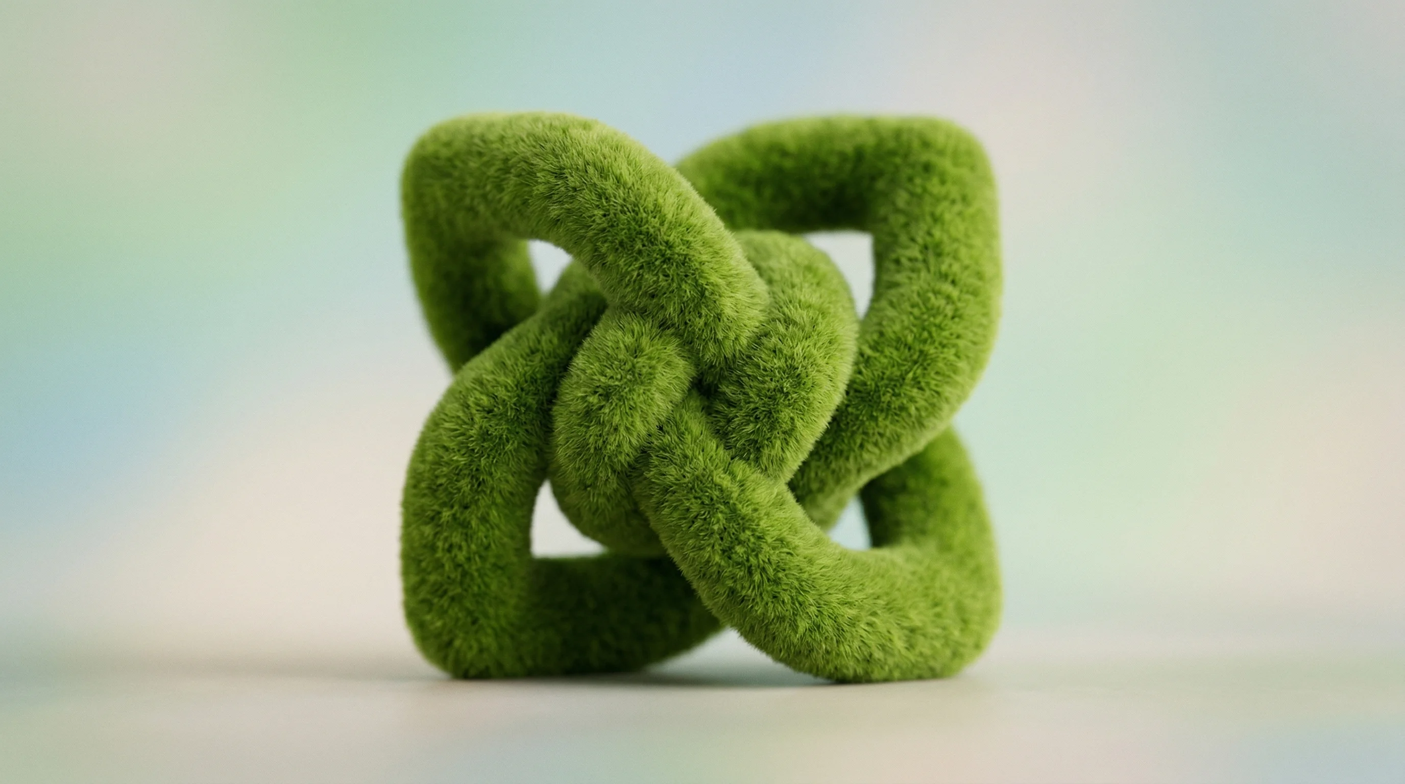 Digital illustration for article section "What It All Means" in "YC W26 Demo Day: 190+ AI Startups Across Legal, Health, Defense Tech" - A clean, minimalist, and conceptual macro photograph of a single, interlocking architectural foundat...