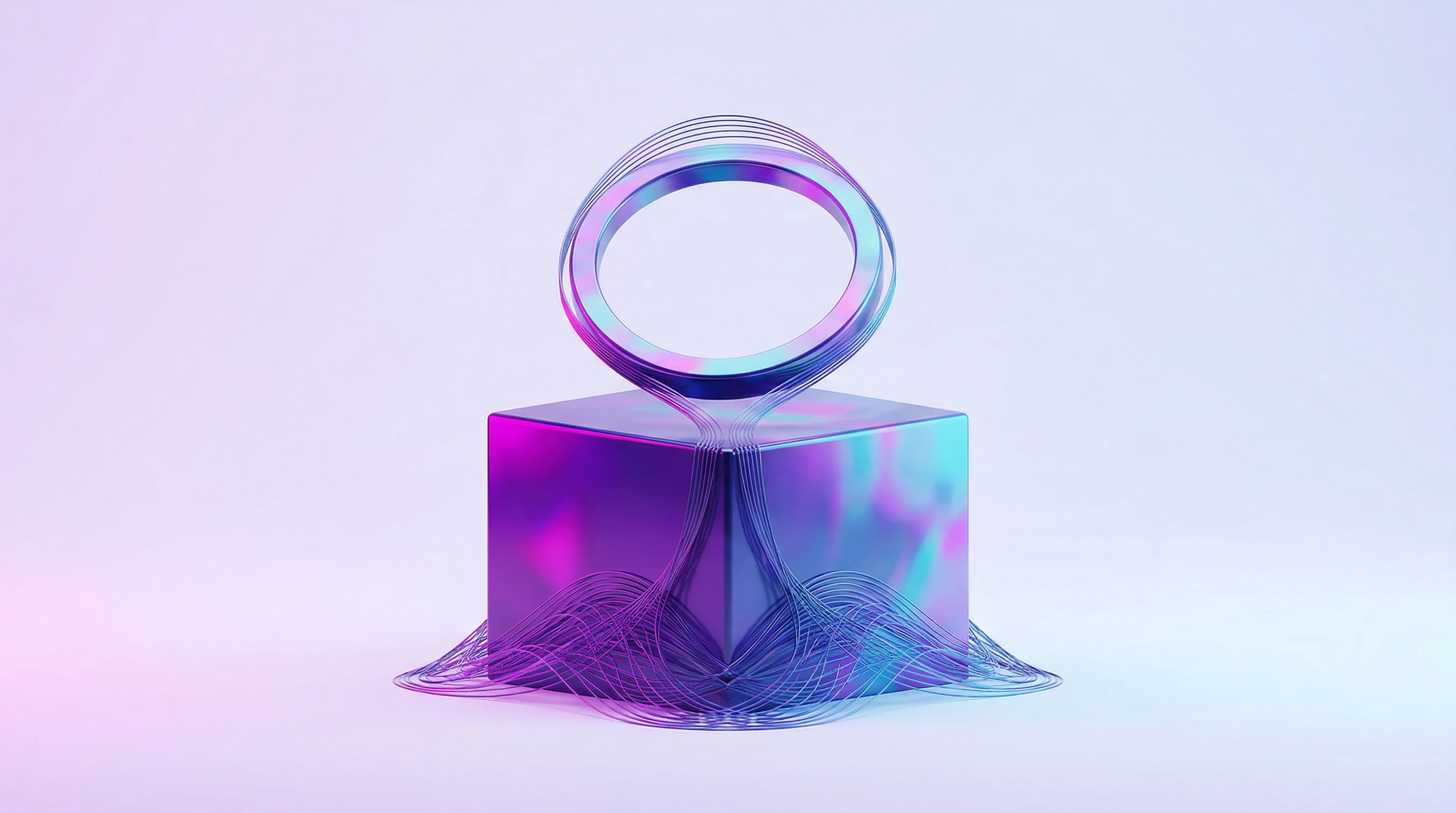 Digital illustration for article section "Infrastructure, Finally?" in "Subbyx Raises €30M Series A for Subscription Economy Infrastructure" - A conceptual, minimalist 3D rendering symbolizing back-end infrastructure for subscription commerce,...
