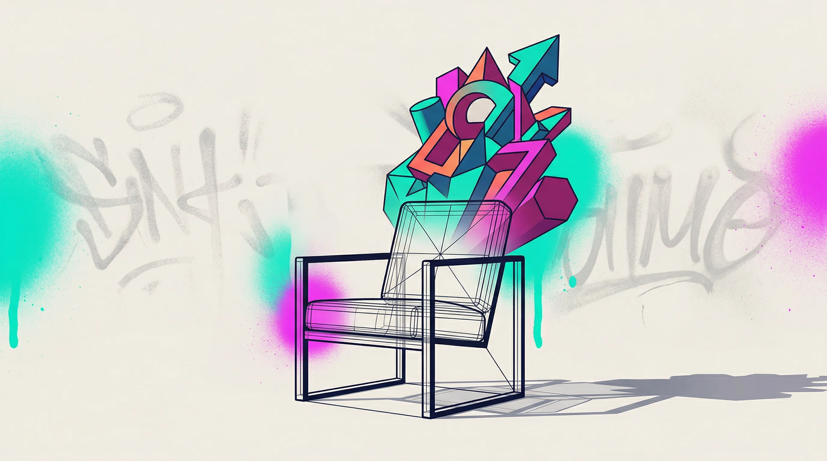 Digital illustration for article section "Second Act for Serial Founders" in "Qweebi Raises $500K to Scale Virtual STEM Labs to More Schools" - A conceptual, minimalist illustration representing a serial founder's second act, featuring a sleek,...