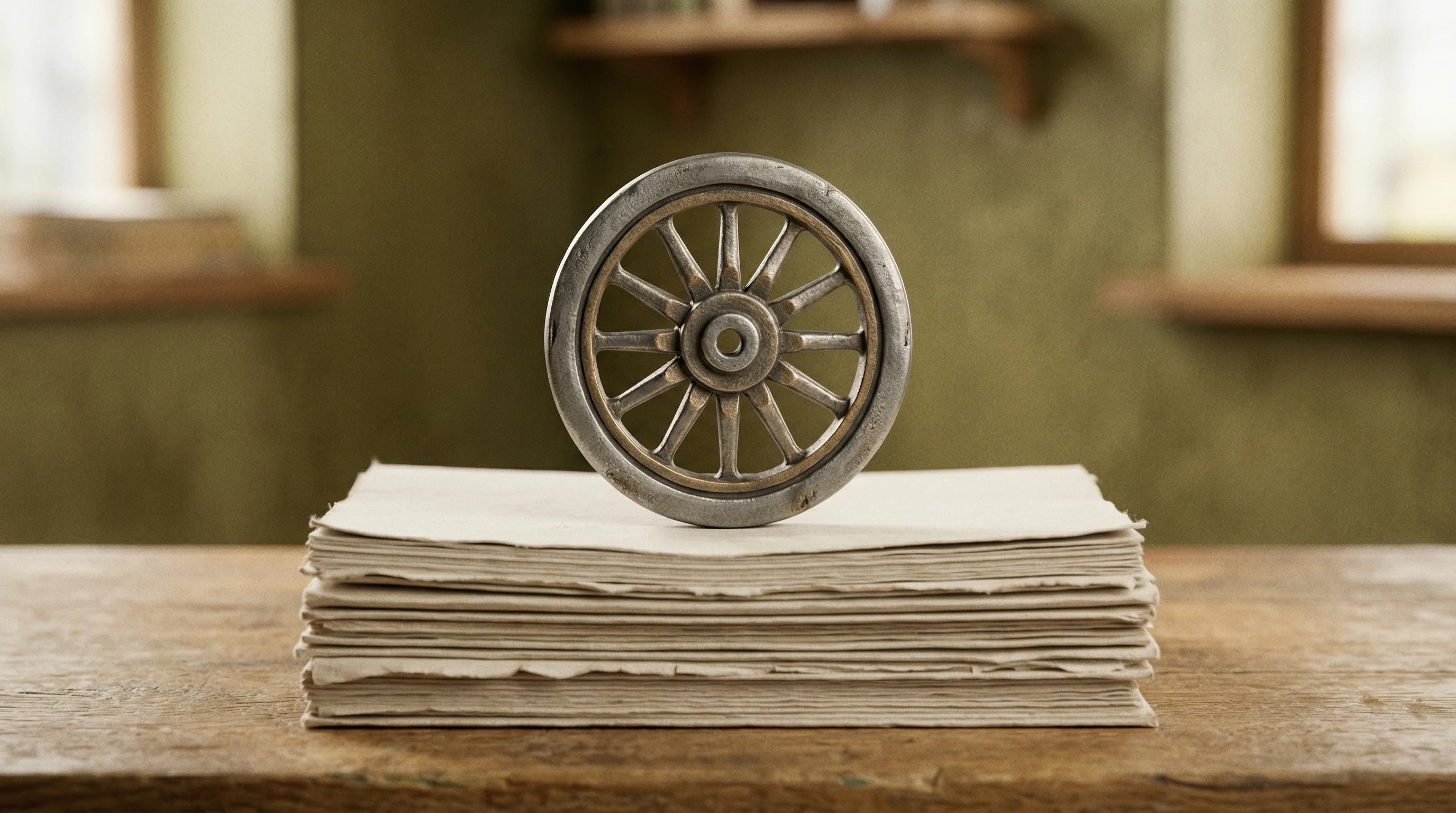 Digital illustration for article section "Content Section 3" in "Striveworks Closes Series B to Scale AI Ops for Defense Market" - A conceptual and minimalist still-life representing a major defense contract, featuring a single, pr...