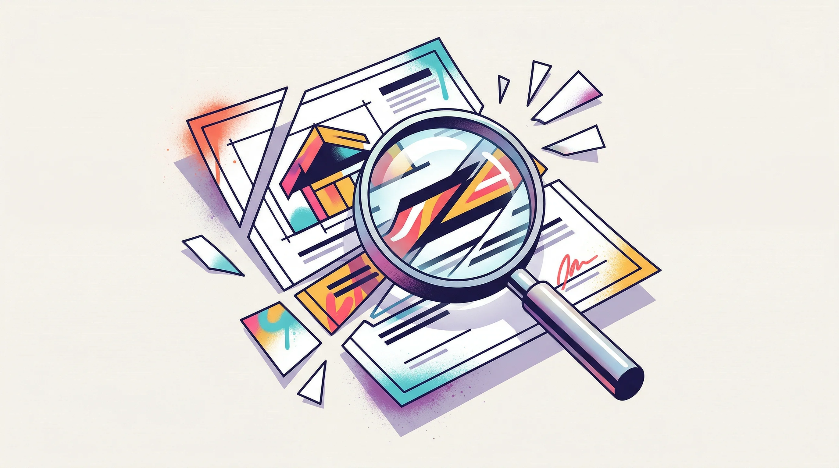 Digital illustration for article section "Why Developers Might Care" in "AnchorGrid Launches Specialized OCR API for Construction Documents" - A clean, minimal, and modern conceptual illustration focusing on a stylized construction blueprint a...