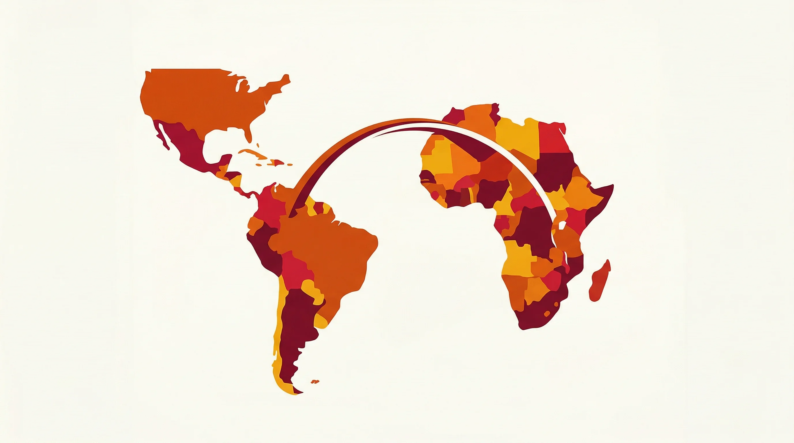 Digital illustration for article section "Geography: Where the Real Work Begins" in "Kulipa Banks $6.2M Seed for Stablecoin Card Infrastructure" - A conceptual, minimalist illustration representing global geographic expansion, featuring stylized, ...