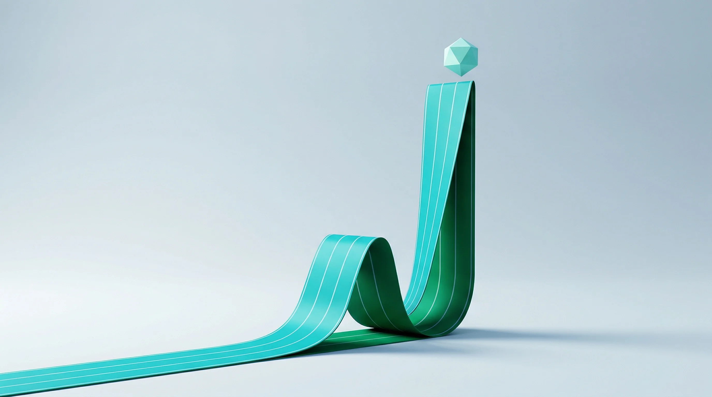 Digital illustration for article section "What Comes After the Sprint" in "Runable AI Hits $2M ARR in 3 Weeks With Zero Ad Spend" - A clean, minimalist conceptual artwork representing explosive product velocity and the collapse of t...