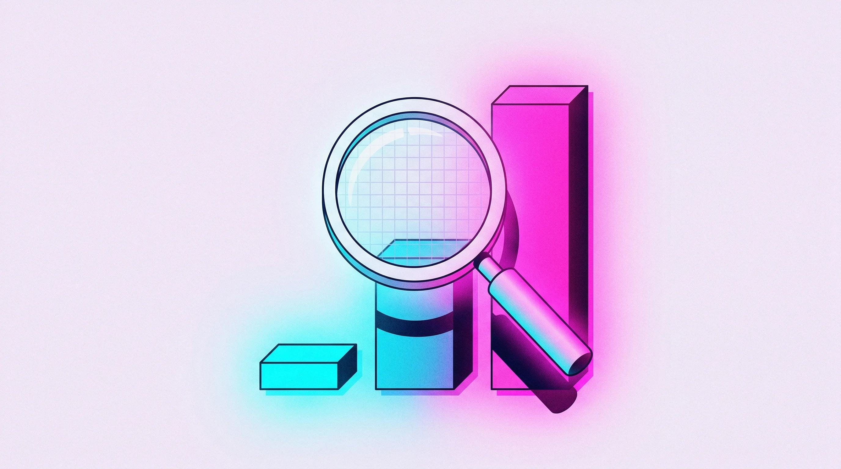 Digital illustration for article section "Reality Check" in "YC-Backed Perfectly Launches AI Agent to Automate Entire Hiring Funnel" - A conceptual and minimalist illustration representing a reality check on scaling data, featuring a s...