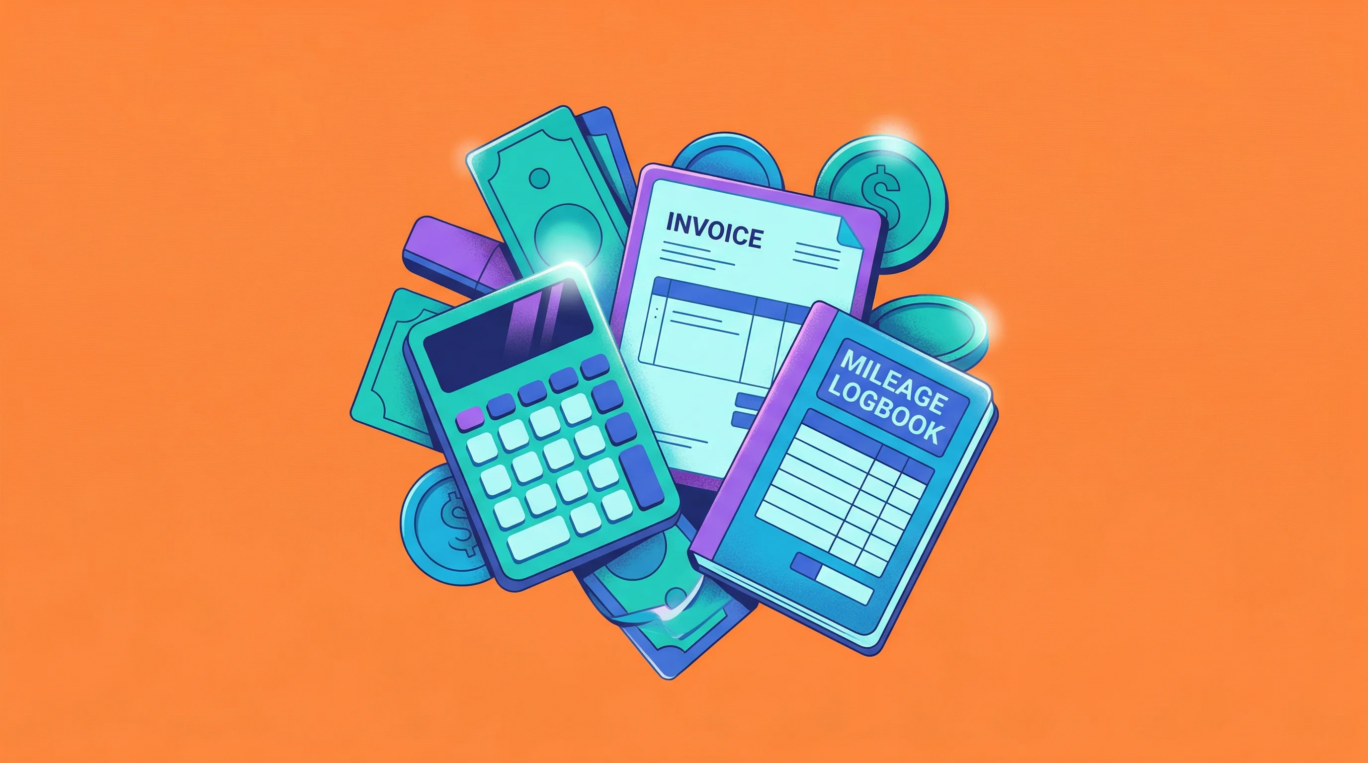 Digital illustration for article section "A crowded field, and Eazy-C isn't the most ambitious player" in "Bootstrapped Tax App Eazy-C Targets 1.1M Australian Gig Workers" - A conceptual illustration representing a crowded competitive market of financial and tax application...