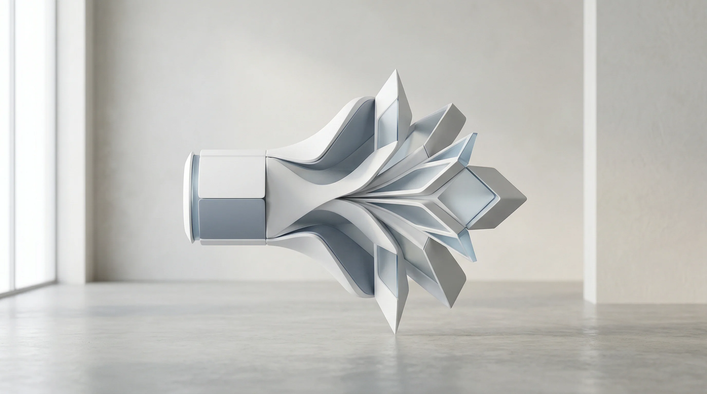 Digital illustration for article section "What This Opens Up (Maybe)" in "Aegis Launches First Fully Open-Source FPGA Silicon Project" - A conceptual, minimalist representation of expanding possibilities and custom architectural design, ...