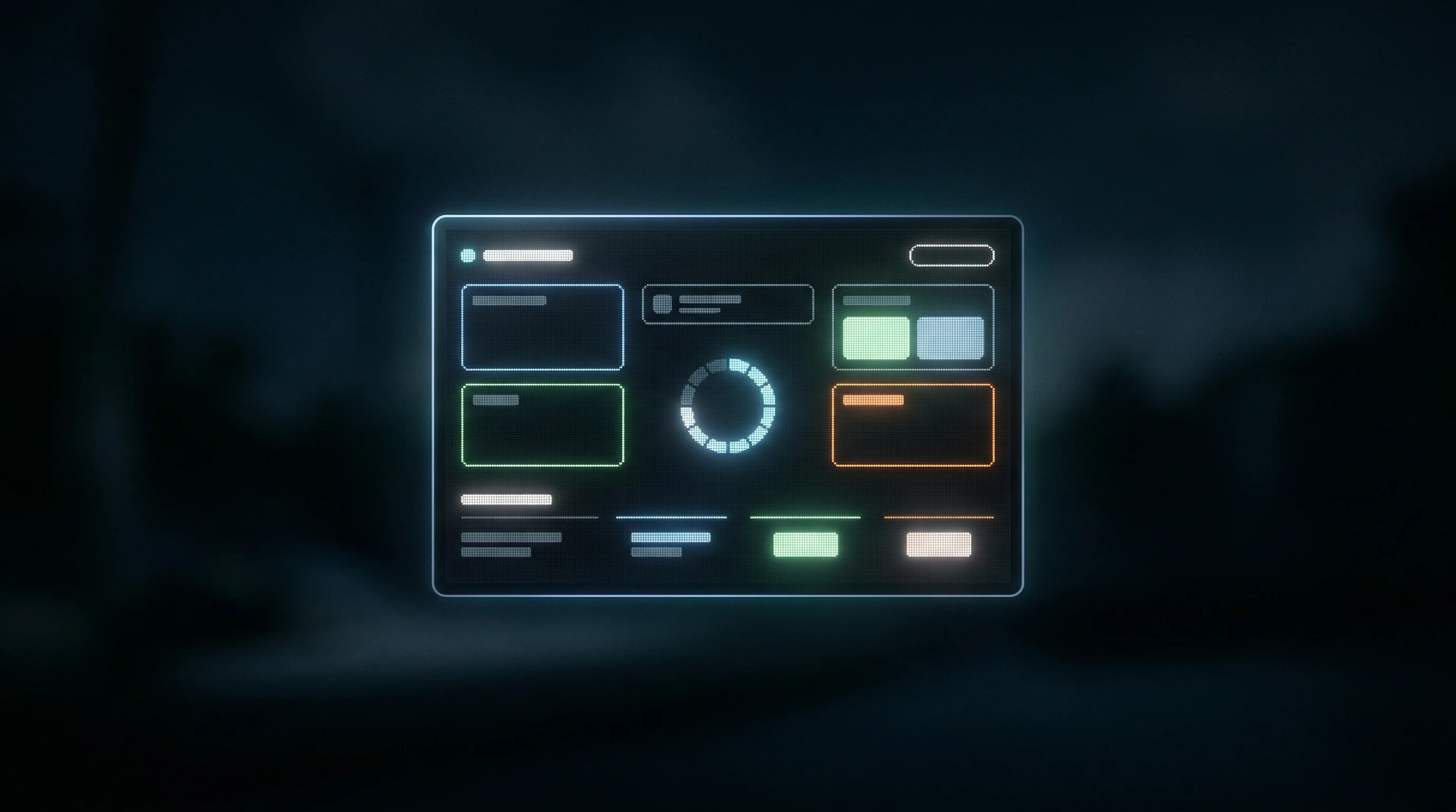 Digital illustration for article section "The Wait-and-See Phase" in "sllm Launches GPU-Sharing Platform with 'Unlimited' AI Tokens" - A conceptual, minimalist representation of a "wait-and-see" phase featuring a single, sleek digital ...