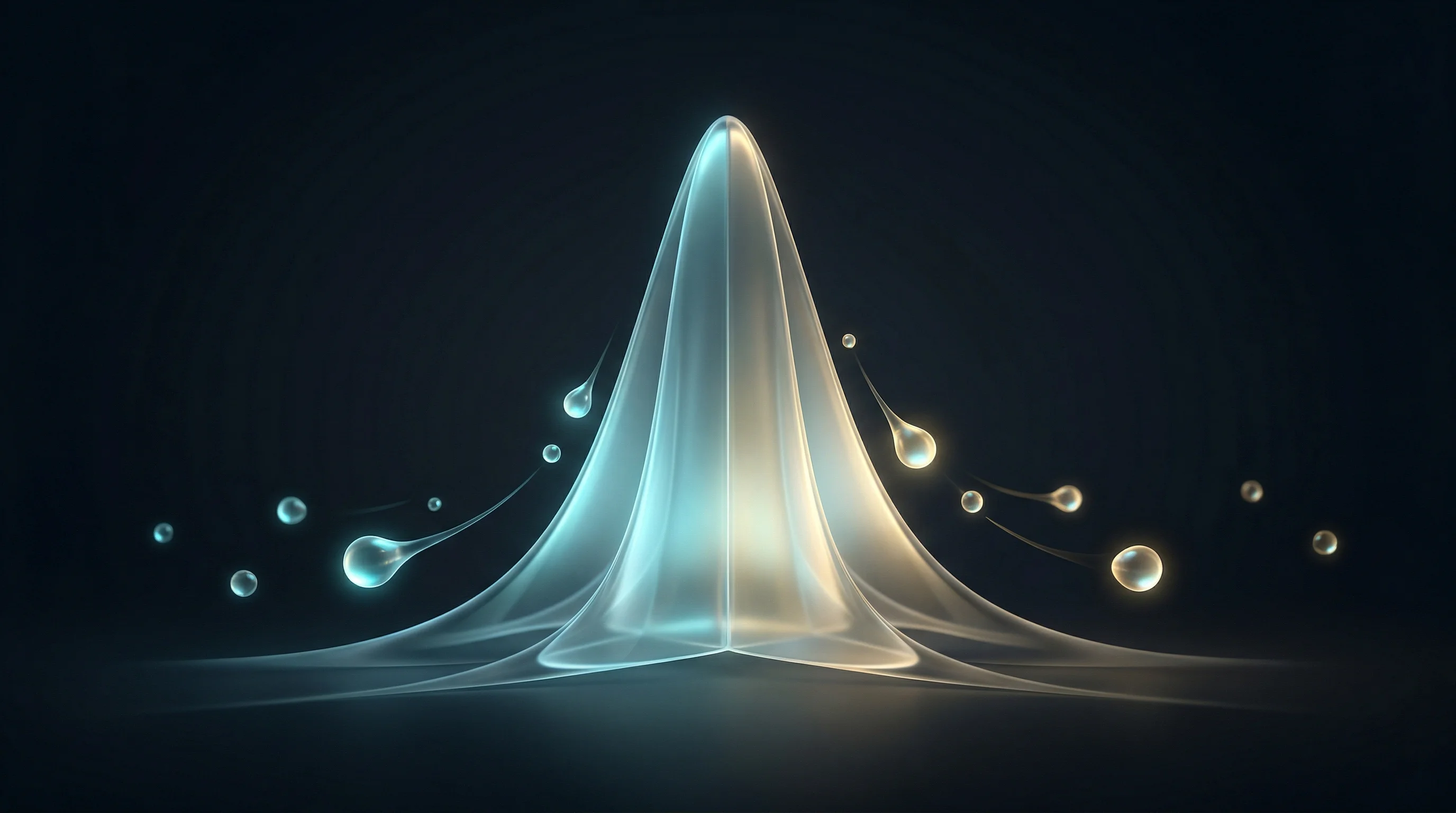 Digital illustration for article section "Where the Money Is Going" in "The $100M Seed Round Myth: What Founders Actually Raise in 2026" - A minimalist and elegant conceptual visualization of financial market concentration and record-break...