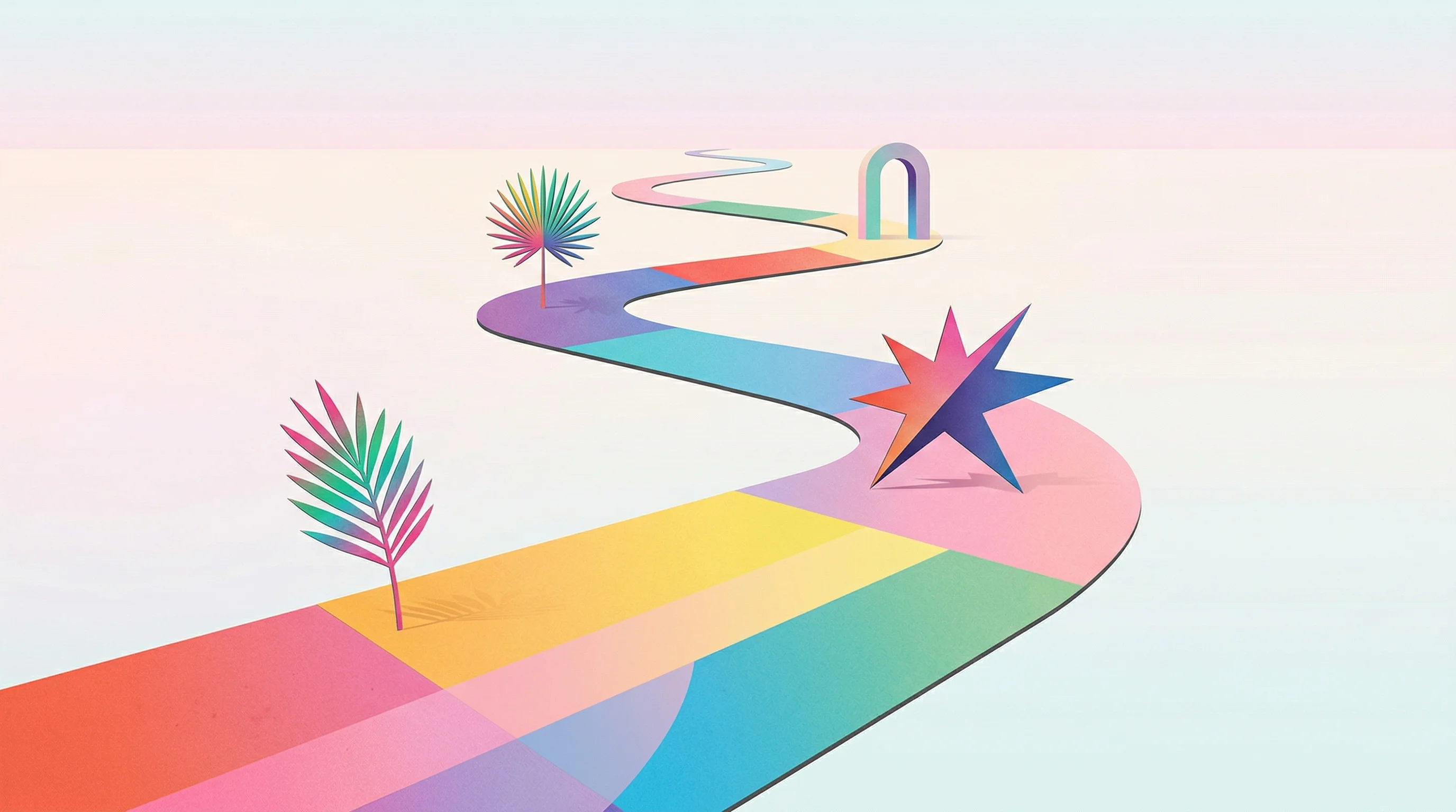 Digital illustration for article section "The Long Road Ahead" in "French Medtech KERVALION Raises €618K for 3D-Printed Bone Grafts" - A conceptual, minimal composition illustrating the long road ahead for a staged global commercializa...