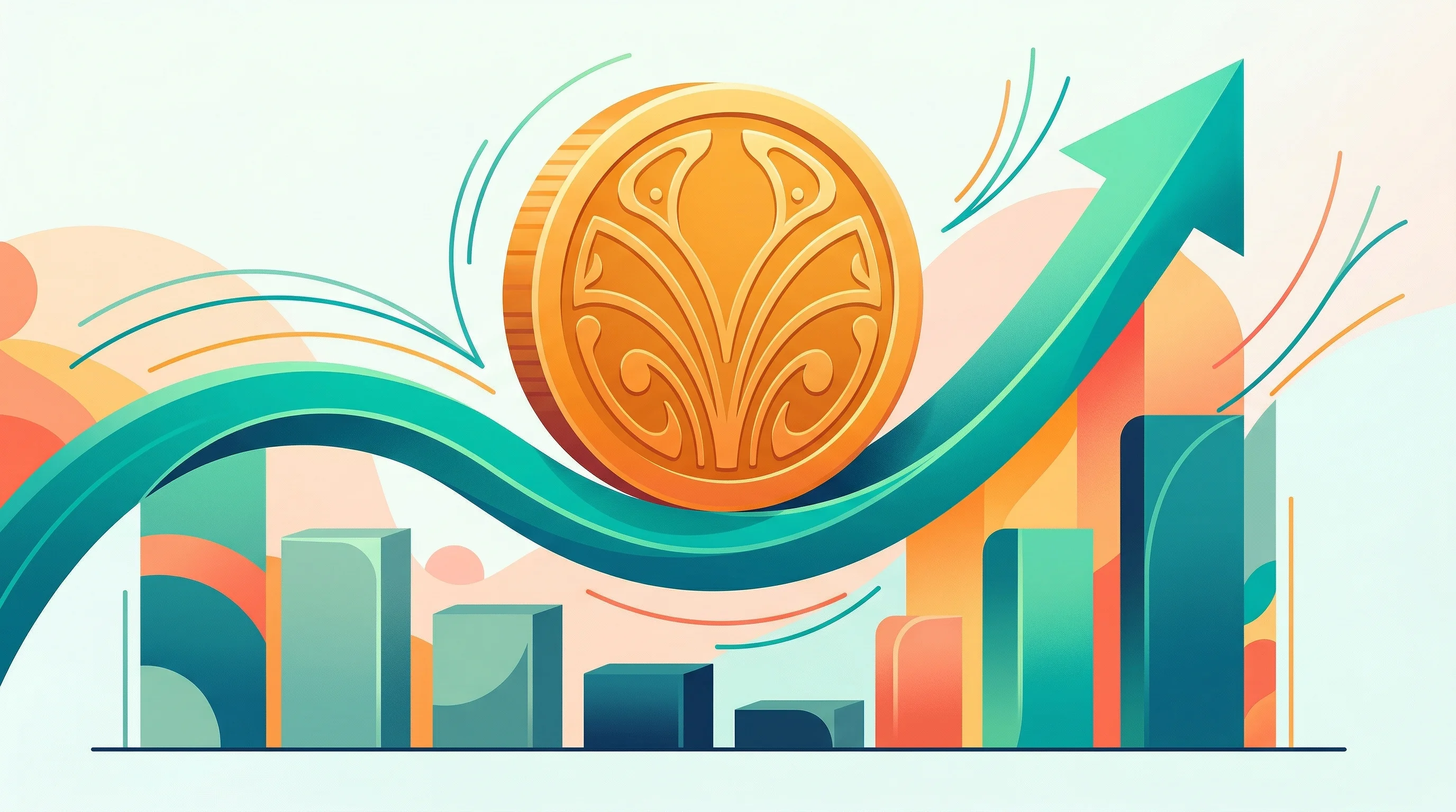 Digital illustration for article section "The Numbers Tell a Complicated Story" in "How AI Is Democratizing Private Market Investment Access" - A conceptual, modern commercial illustration representing the complicated narrative of U.S. equity c...