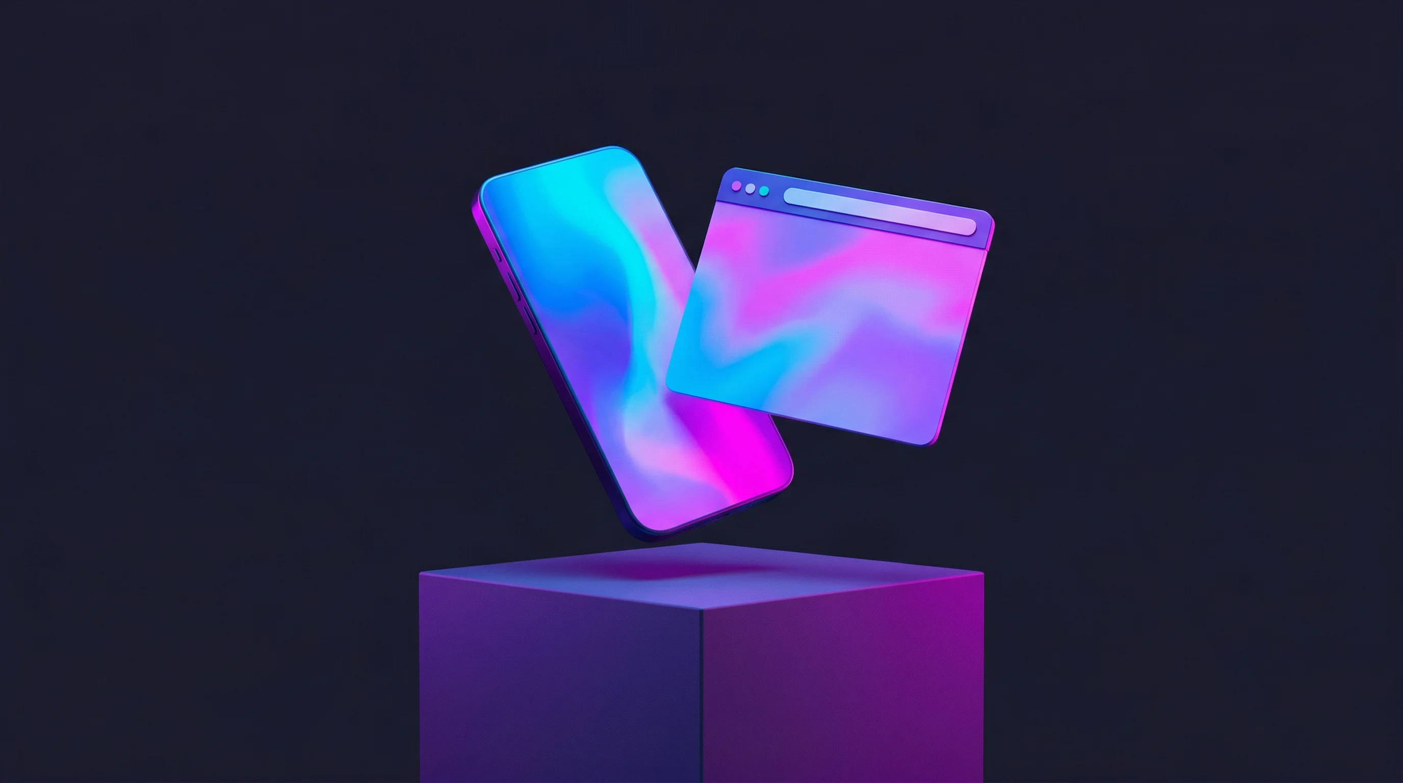 Digital illustration for article section "What Sticks?" in "16-Year-Old Developer Launches YScroll App to Combat Scrolling Addiction" - A clean, minimalist conceptual image representing digital traction and independent software alternat...