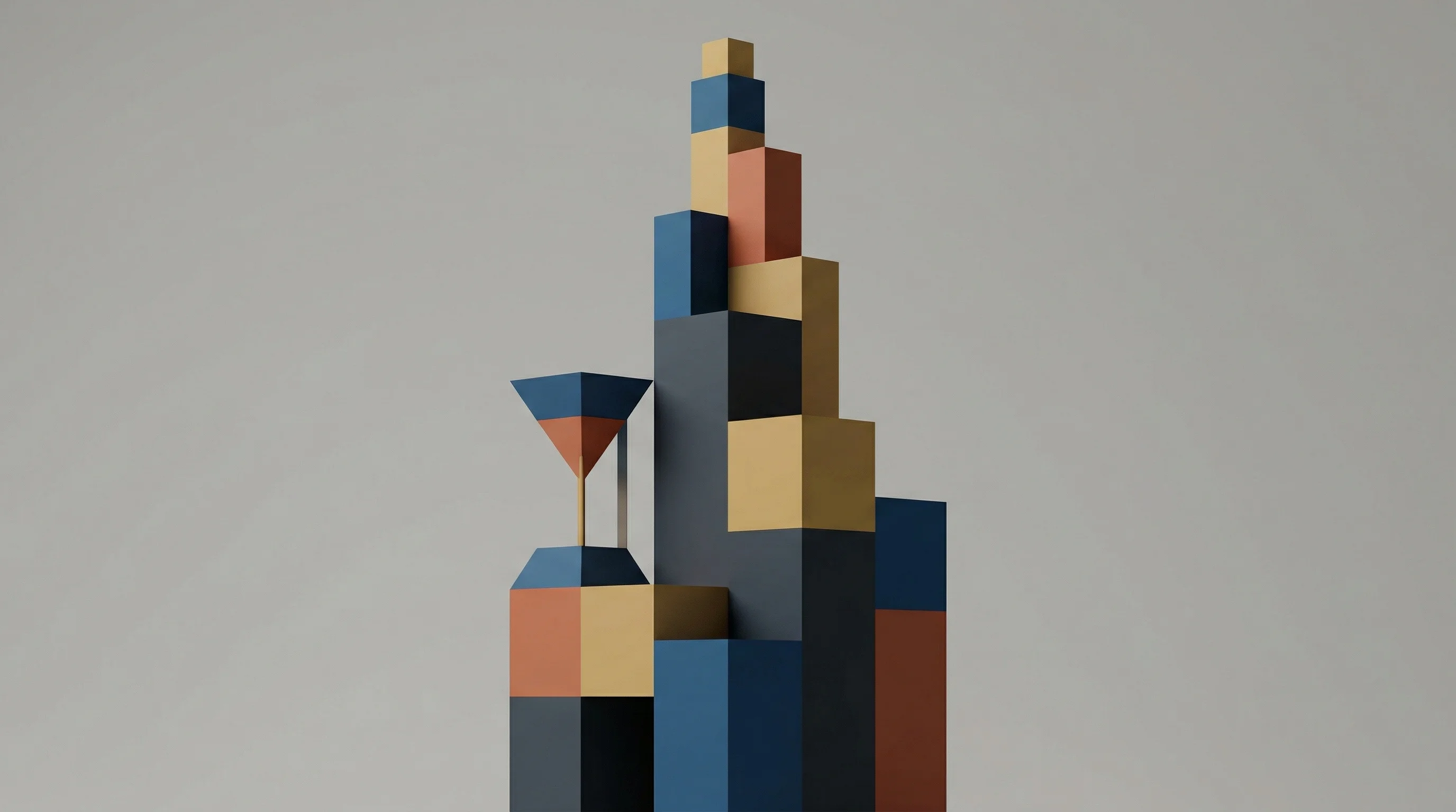 Digital illustration for article section "Racing Against Time and Capital" in "Nava Raises $22M from Greenoaks to Build AI Data Centers in APAC" - A conceptual, minimalist composition symbolizing a race against time and massive capital investment ...