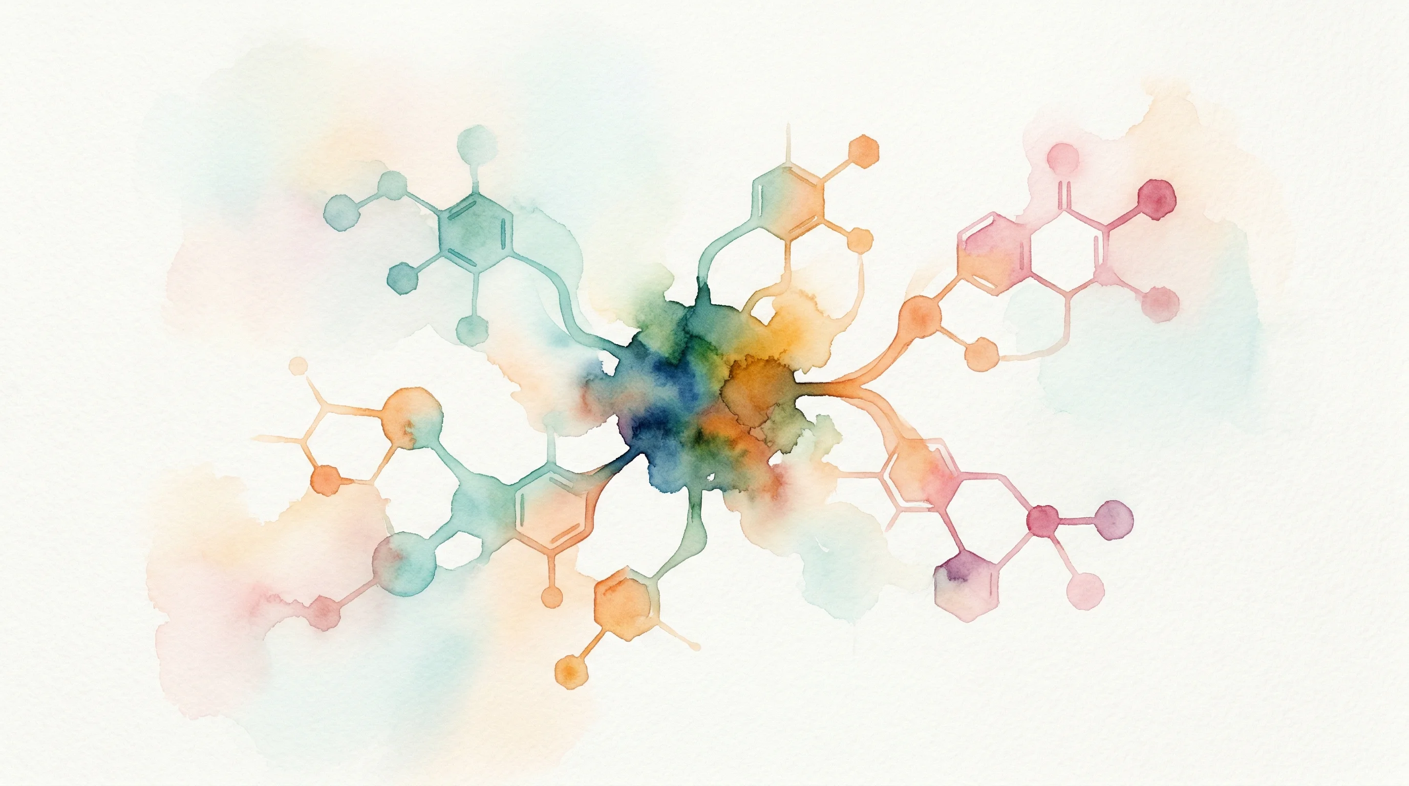 Digital illustration for article section "Content Section 3" in "Kimia Raises $7M to Scale AI Platform for Chemical Industry" - A minimalist and conceptual representation of a splintering competitive map of artificial intelligen...
