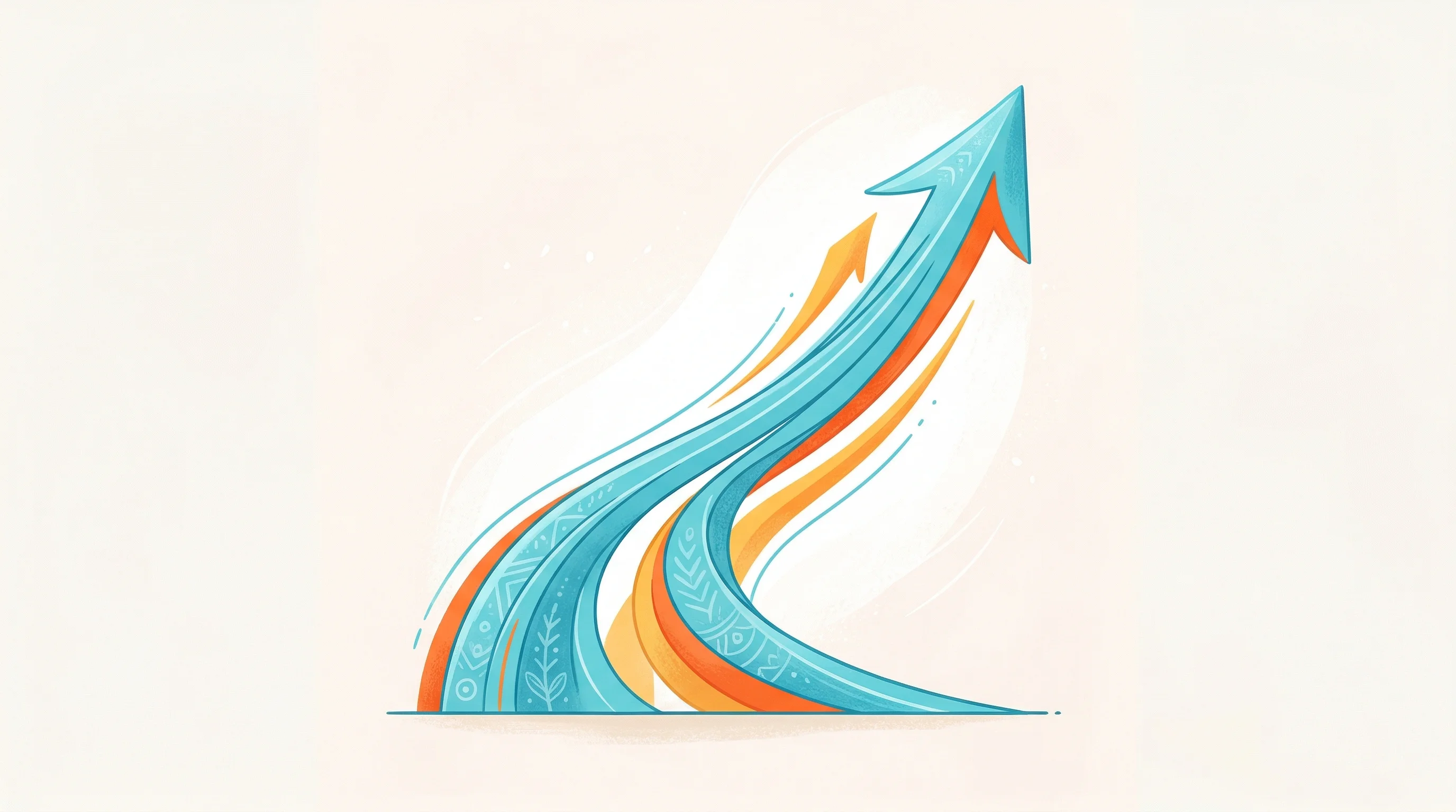Digital illustration for article section "A Market in Motion" in "Rhonexum Raises €867.5K to Scale Quantum's Cryogenic Electronics" - A clean, minimalist, and highly conceptual representation of the booming cryogenic electronics marke...