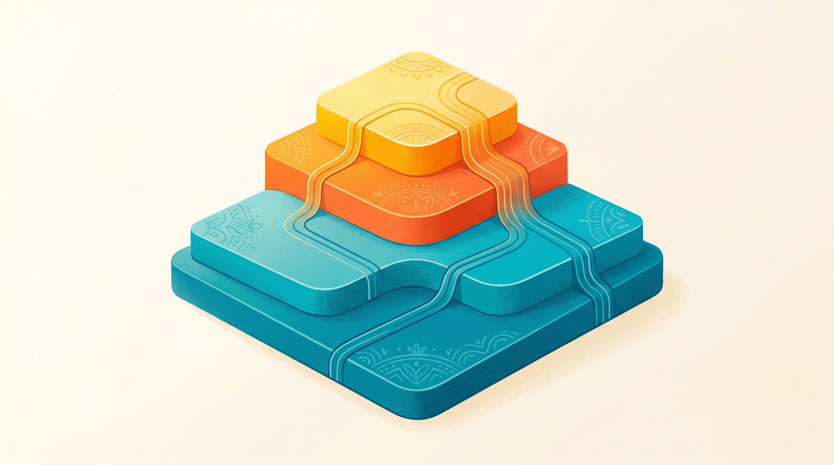 Digital illustration for article section "Convergence or Hype?" in "Rhonexum Raises €867.5K to Scale Quantum's Cryogenic Electronics" - A minimalist, conceptual illustration representing the convergence of hybrid computing architectures...