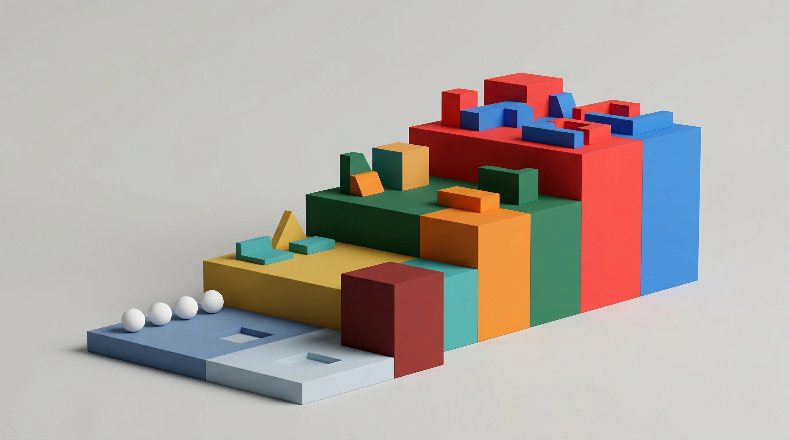 Digital illustration for article section "Pricing That Scales Fast" in "Pulsar Spaces Launches Beta Workspace to Replace Startup Tool Sprawl" - A conceptual, minimalist composition illustrating the concept of fast-scaling pricing tiers through ...