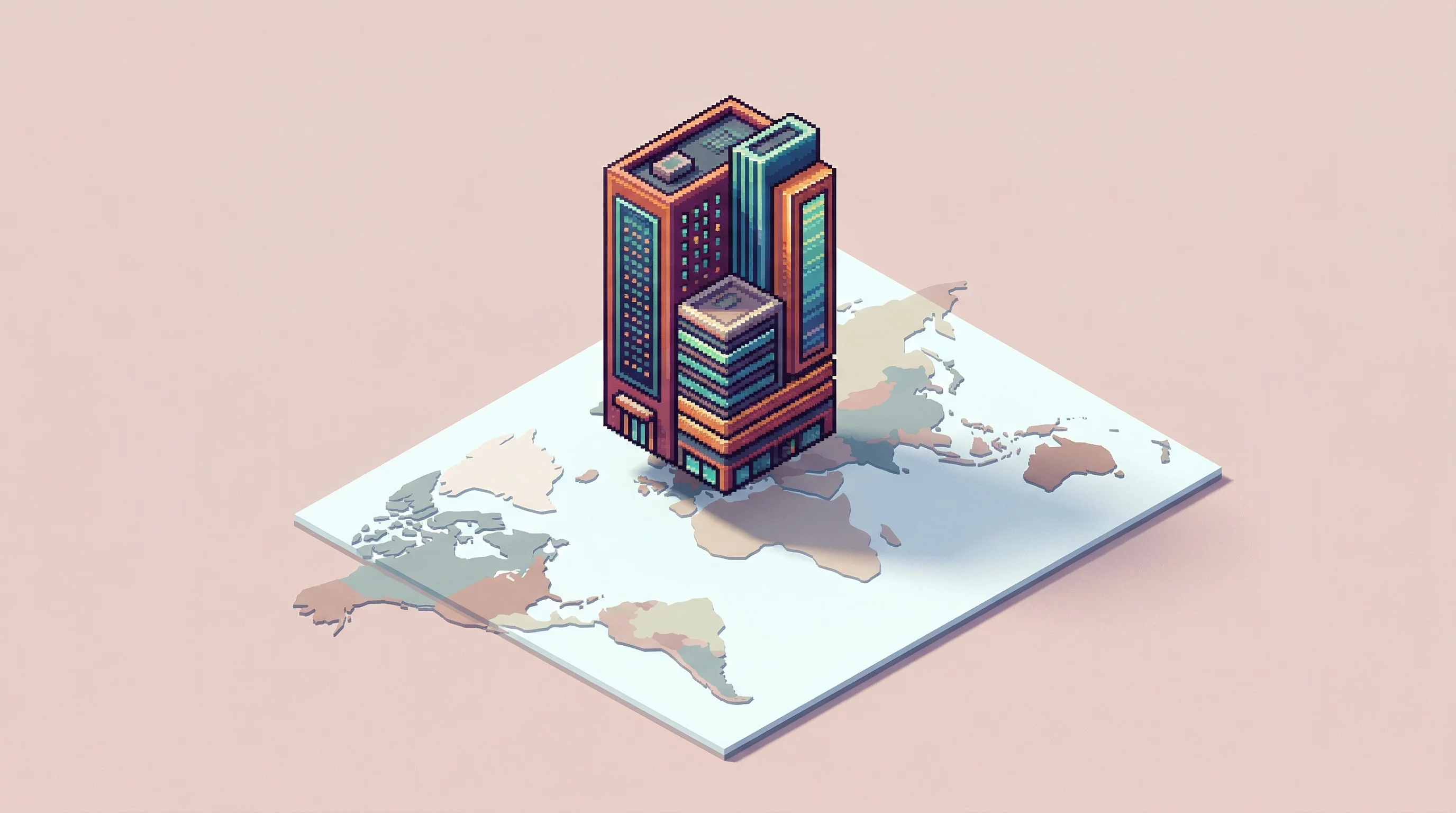 Digital illustration for article section "The Bigger Bet" in "Tsecond.ai Raises $21.5M for Battlefield Edge AI Infrastructure" - A minimalist, modern conceptual image representing strategic corporate growth and a "bigger bet" on ...