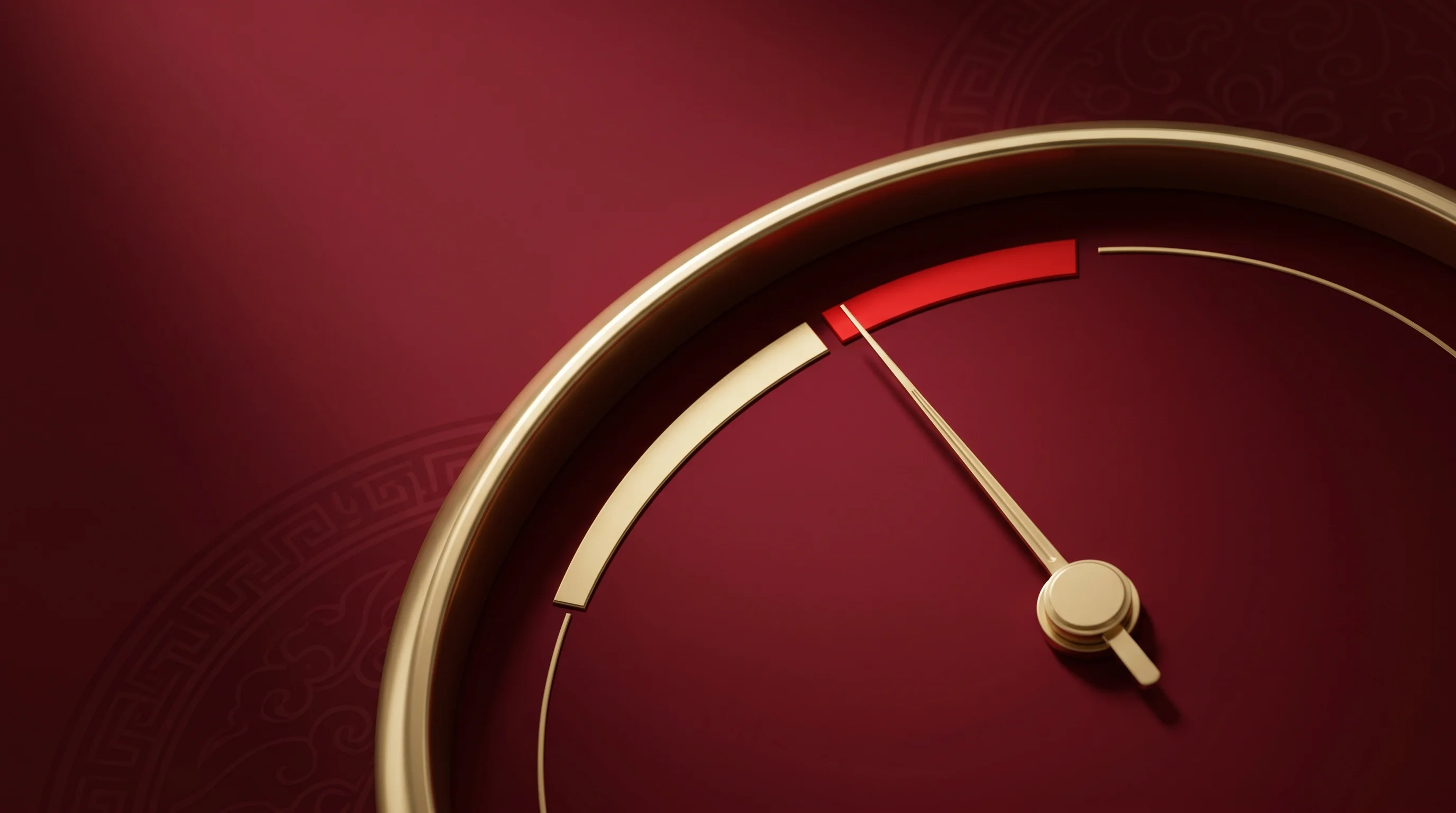 Digital illustration for article section "The Complaint Rate Gauntlet" in "The Email Deliverability Crisis Every SaaS Founder Must Solve" - A sleek, minimalist conceptual precision gauge representing a strict email complaint rate threshold,...
