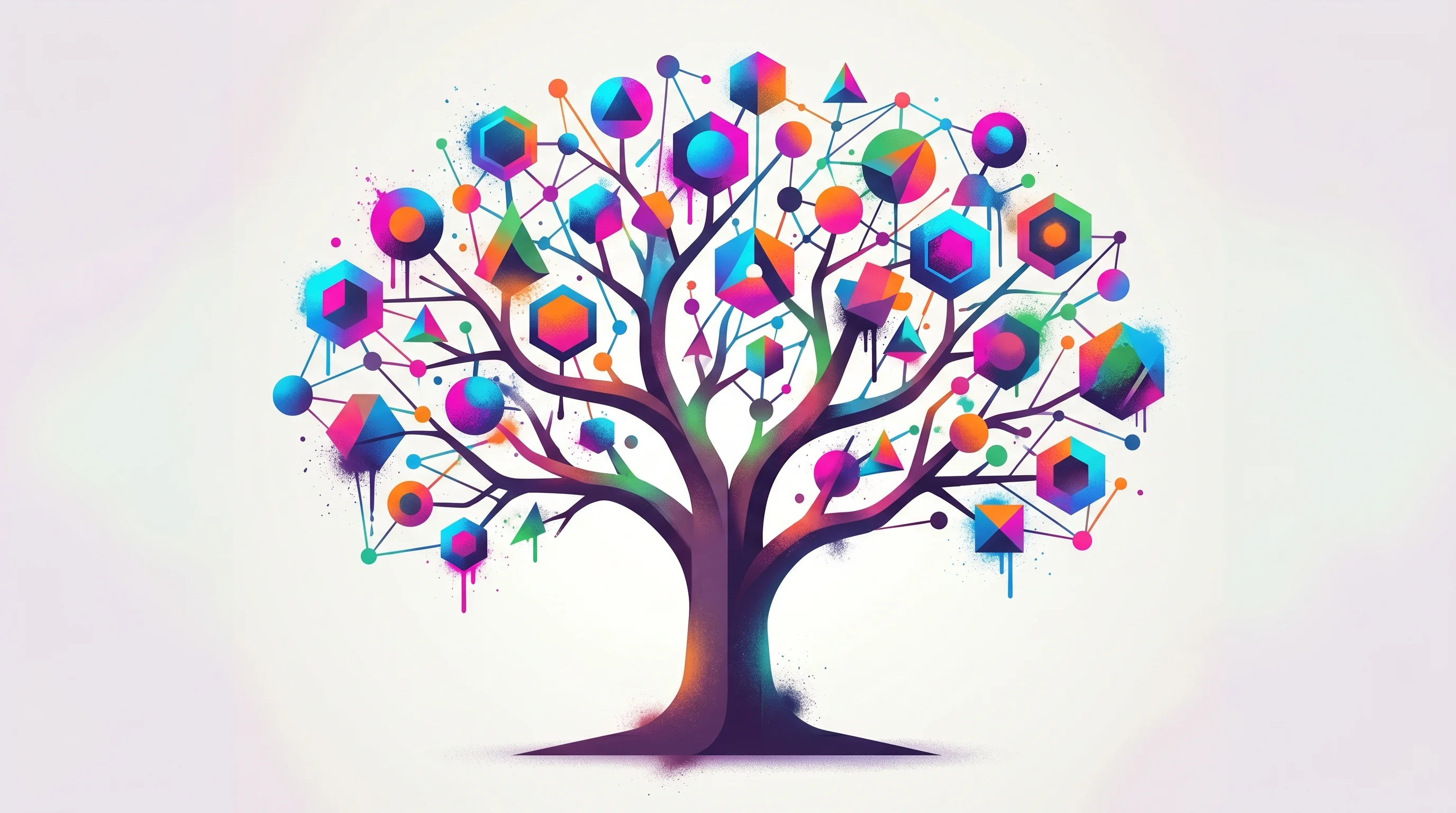 Digital illustration for article section "The Ecosystem That Government Capital Built" in "India Operationalizes $1.2B Fund to Rescue Early-Stage Deep Tech" - A minimalist and modern conceptual illustration of a large, abstract tree of growth representing a r...