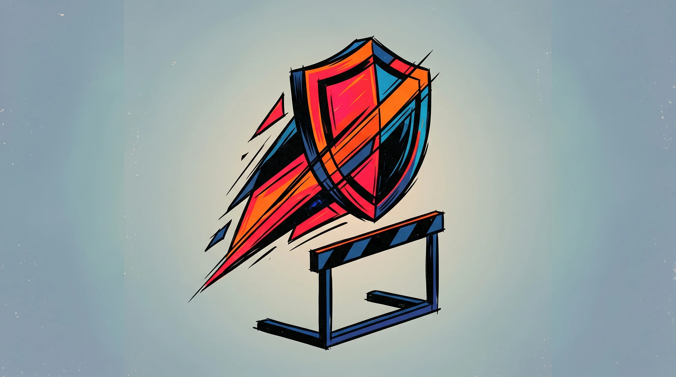 Digital illustration for article section "What Comes Next" in "Artemis Raises $70M Series A for AI-Native Cybersecurity Platform" - A minimalist and conceptual illustration representing the future of high-speed security operations, ...