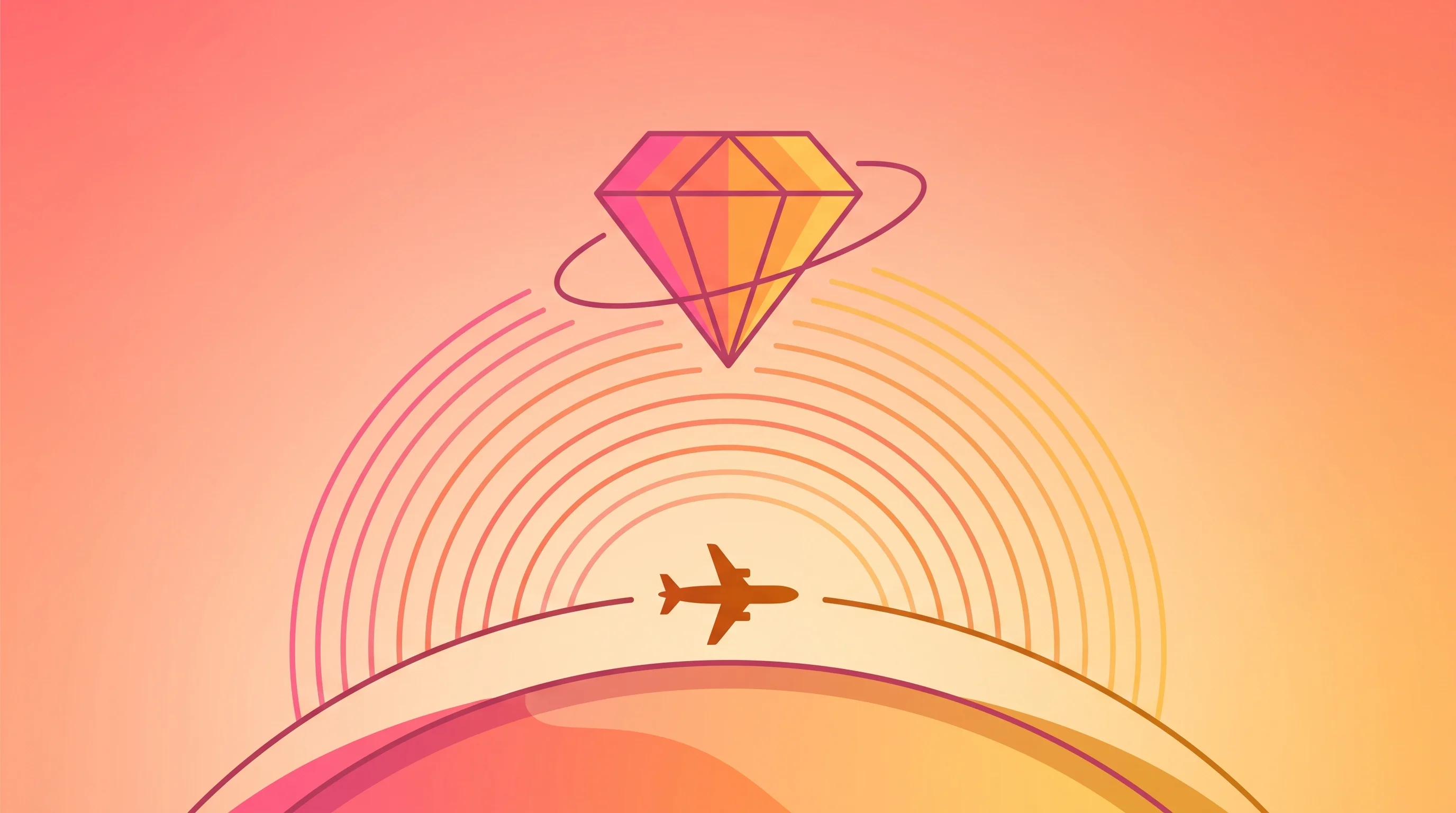 Digital illustration for article section "When Science Projects Become Infrastructure" in "SBQuantum Raises $4M for Diamond Magnetometers in Orbit" - A modern commercial illustration depicting the evolution of a science project into global infrastruc...