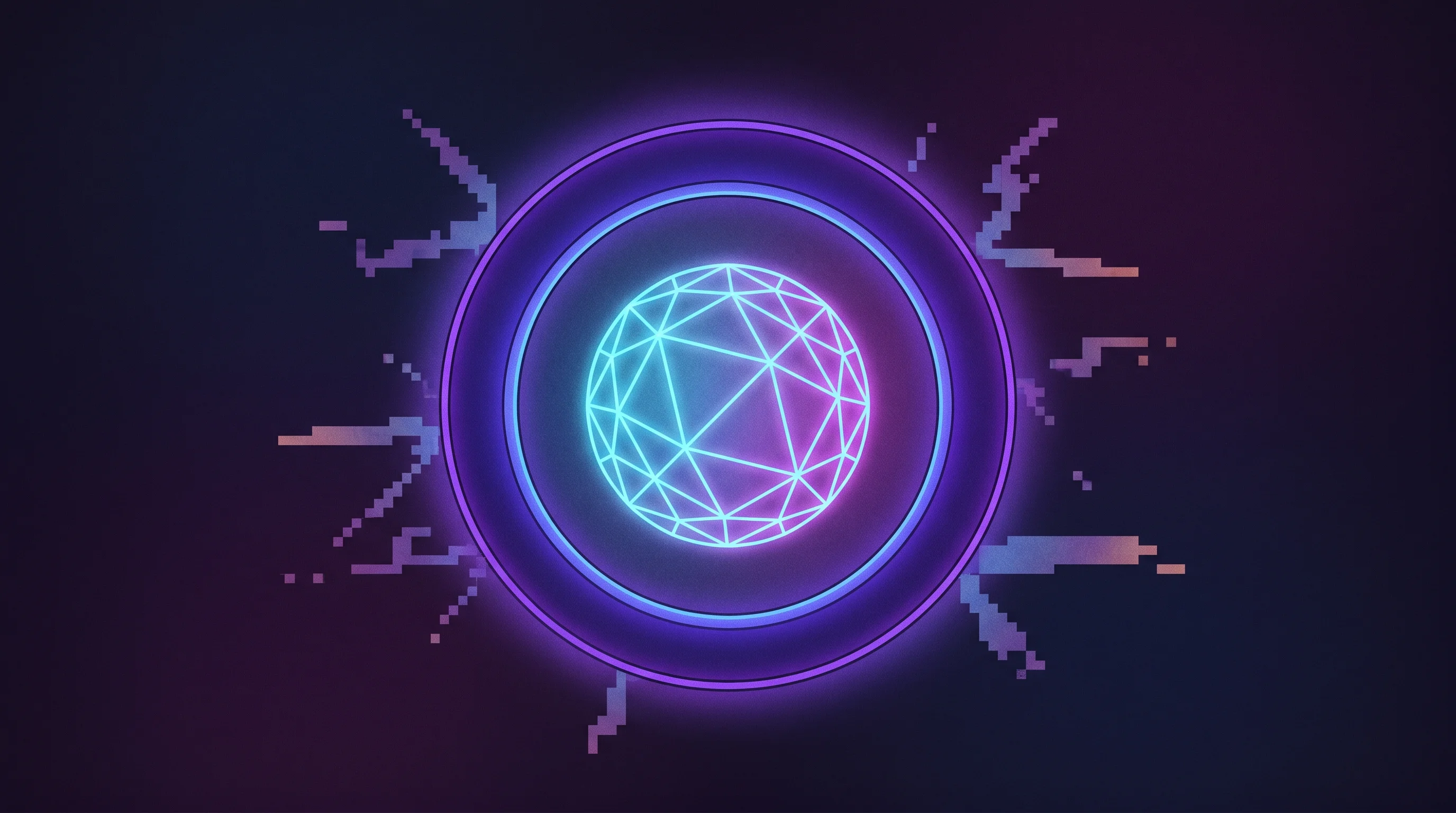 Digital illustration for article section "The Core Technology: Trust and Context" in "Simbian's AI Security Agents Hit 15x Growth on Just $10M Seed Funding" - A conceptual, minimalist illustration representing a secure, isolated data core completely enclosed ...