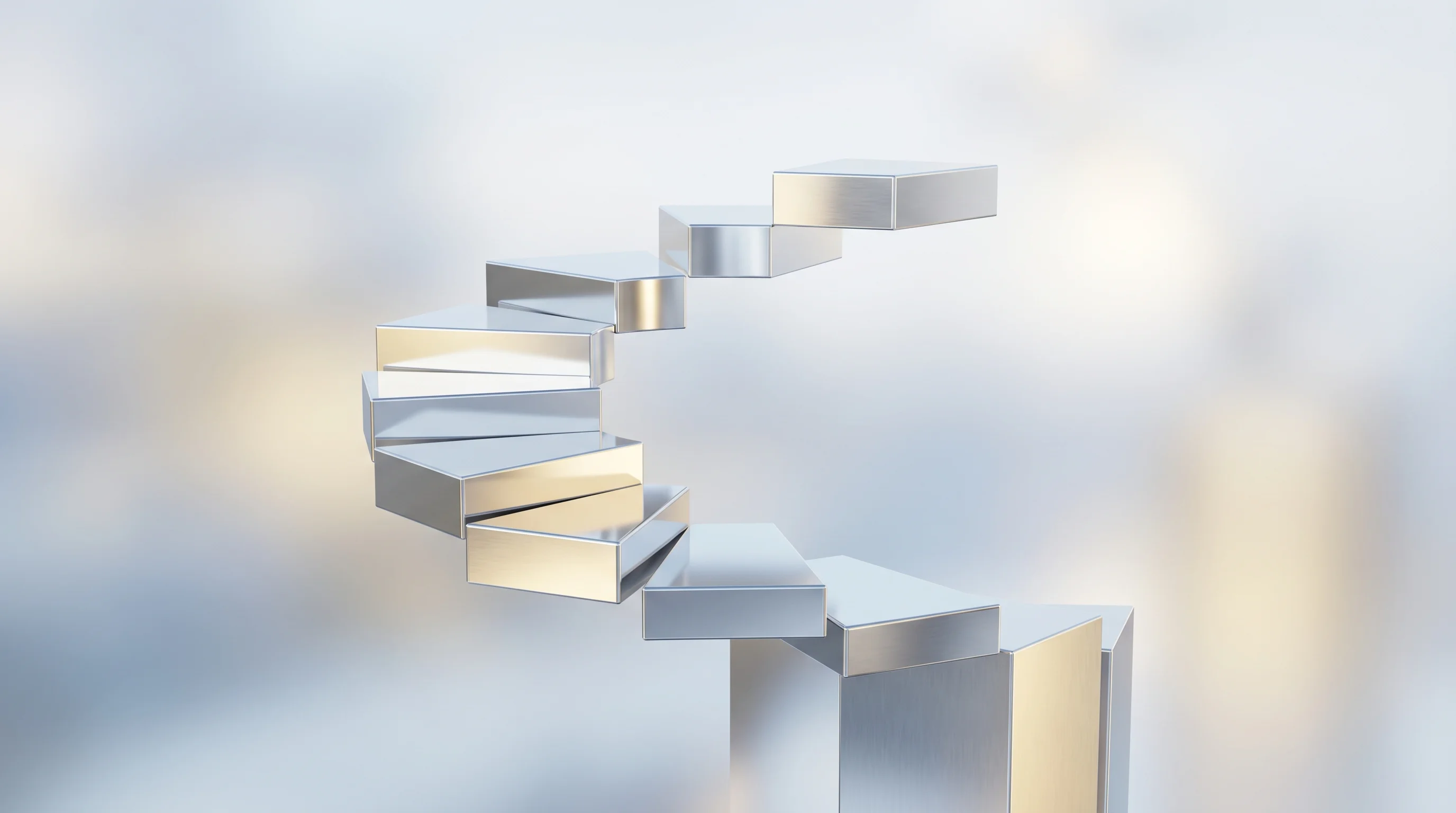Digital illustration for article section "What Comes Next" in "Schematic Raises $6.5M to Simplify SaaS Pricing With Stripe" - A minimalist and conceptual representation of future growth and expanding integrations, featuring a ...