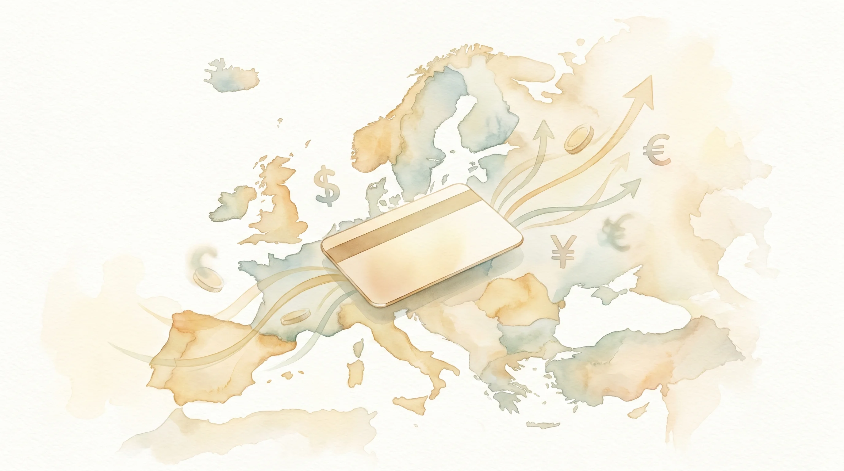 Digital illustration for article section "What Comes Next" in "Seapoint Raises €7.5M to Build AI-Native Finance Hub for EU Startups" - A conceptual and minimalist illustration representing future financial expansion and a product roadm...