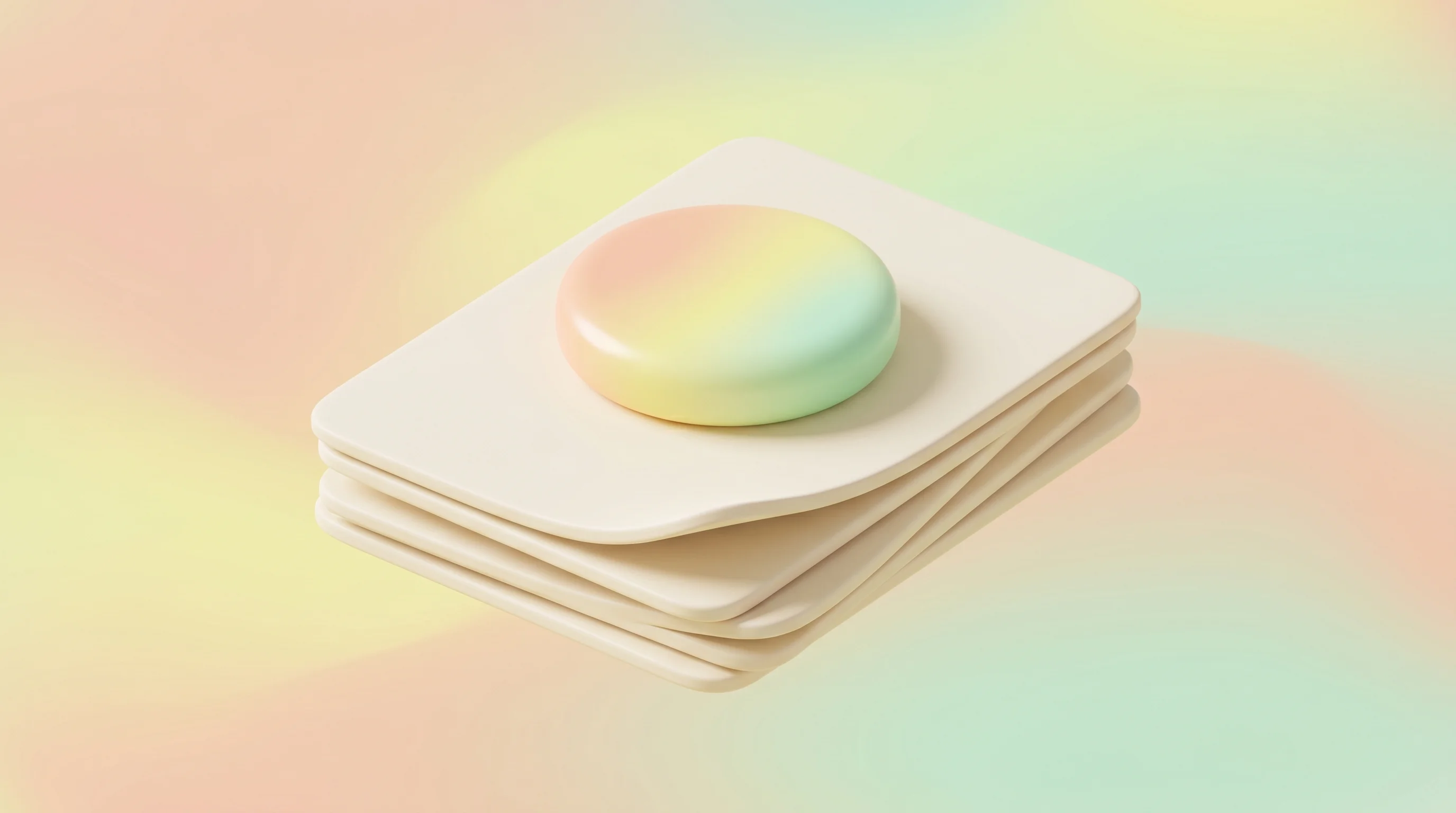Digital illustration for article section "From Tokens to University Cashiers" in "ResearchHub Launches Crypto Endowments for Continuous Science Funding" - A minimalist, conceptual 3D illustration representing the conversion of digital tokens into universi...