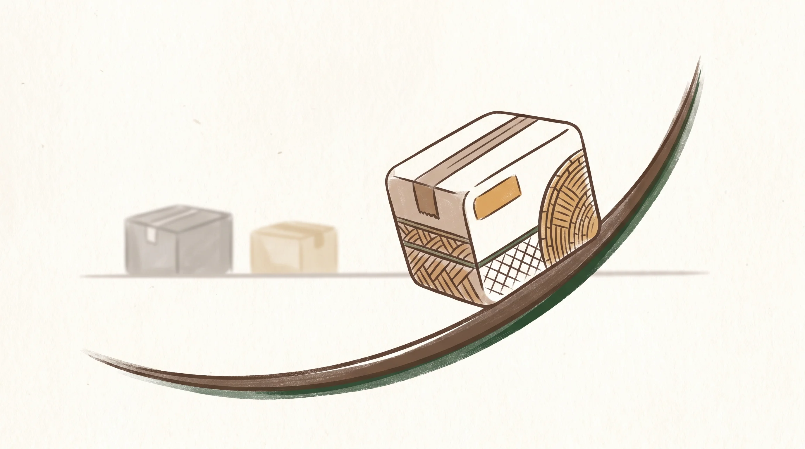 Digital illustration for article section "Why Nigeria, Why Now" in "19-Year-Old Thiel Fellow Raises $7.3M Seed for Nigerian Super App Swoop" - A minimalist, conceptual illustration representing the complex landscape of Nigeria's food delivery ...