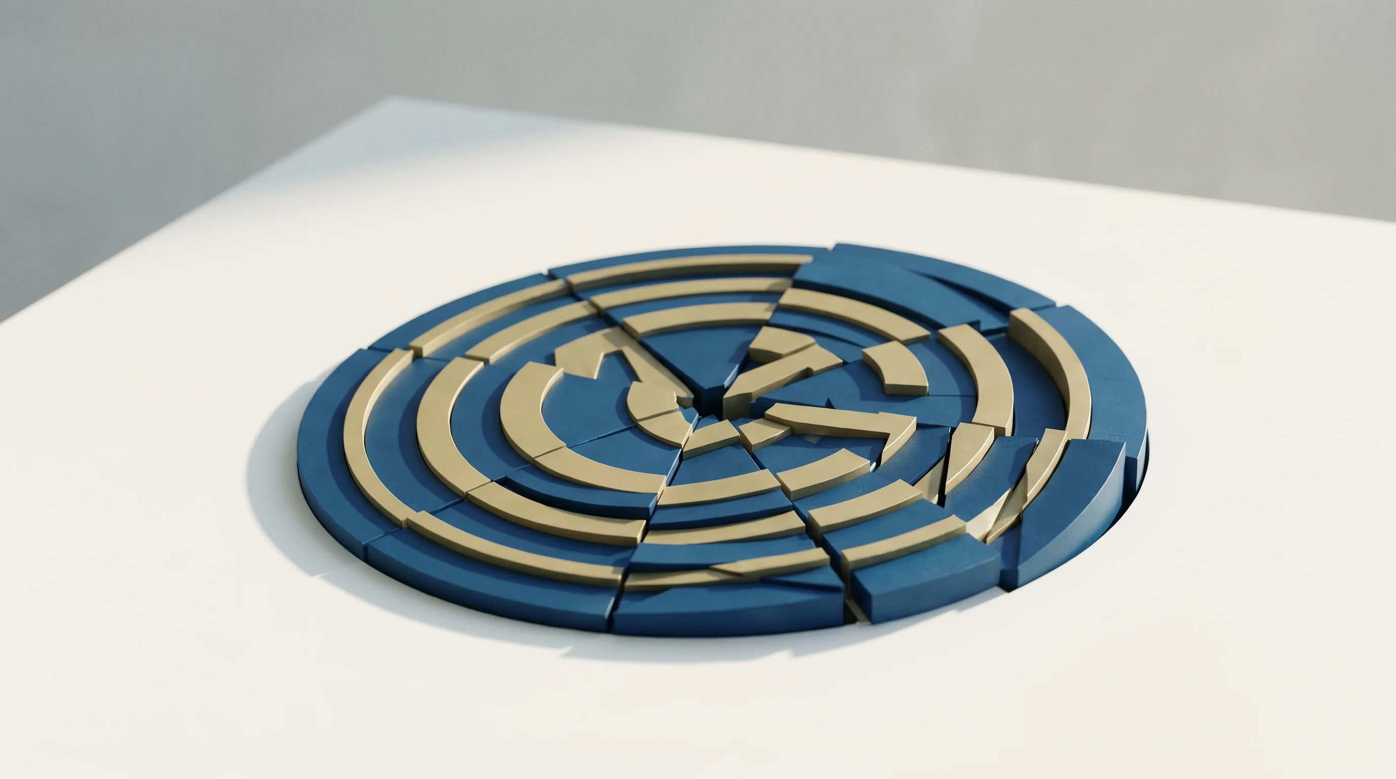 Digital illustration for article section "The ENISA Stamp of Approval" in "QuoIntelligence Raises €7.3M Series A for AI Threat Intelligence Agent" - A modern, conceptual representation of an official seal of approval symbolizing a major cybersecurit...