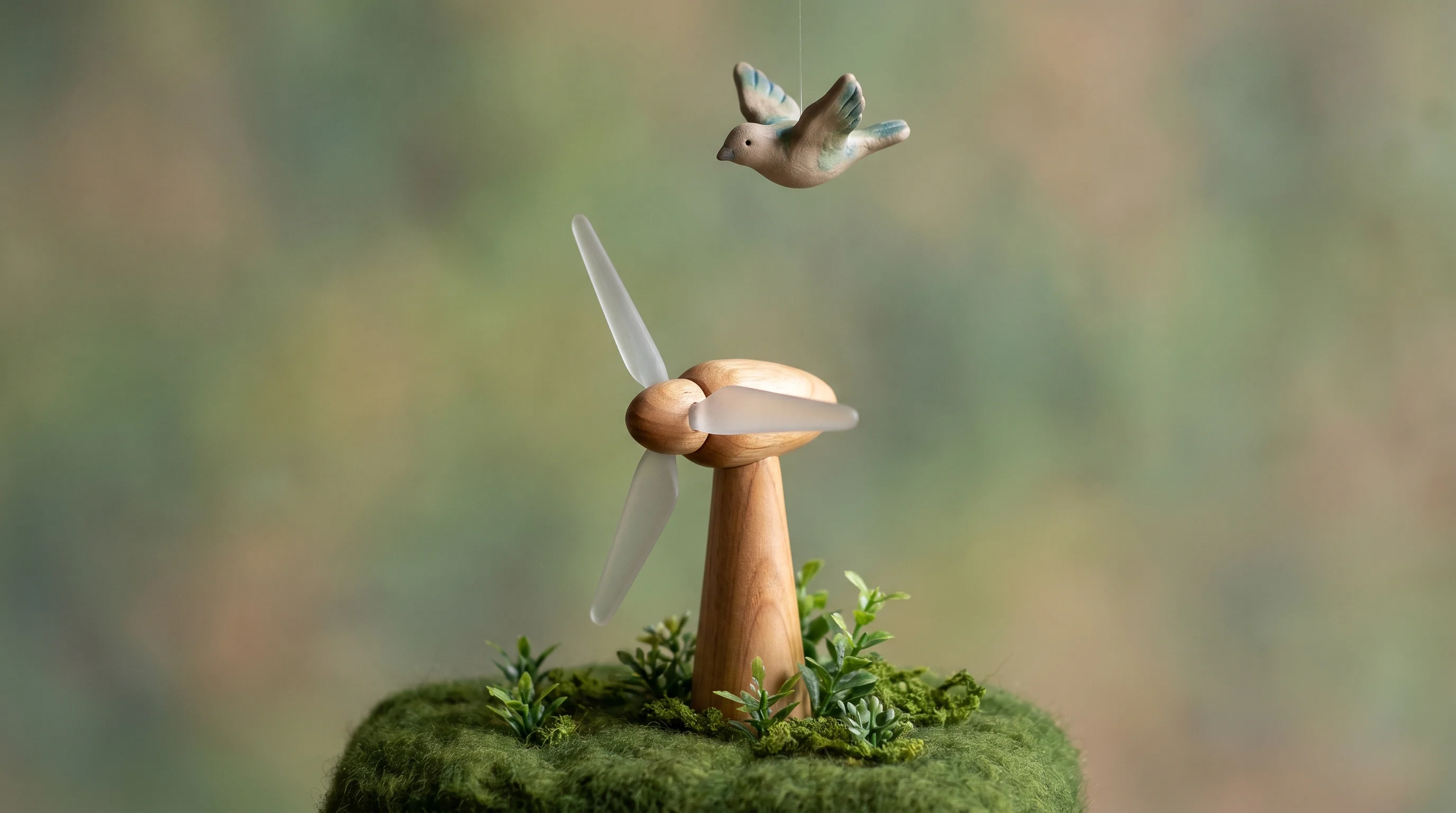 Digital illustration for article section "A Suddenly Crowded Field" in "Flox Intelligence Raises €2.5M to Automate Wildlife Compliance Monitoring" - A clean, minimal, and conceptual composition representing the growing field of AI wildlife monitorin...