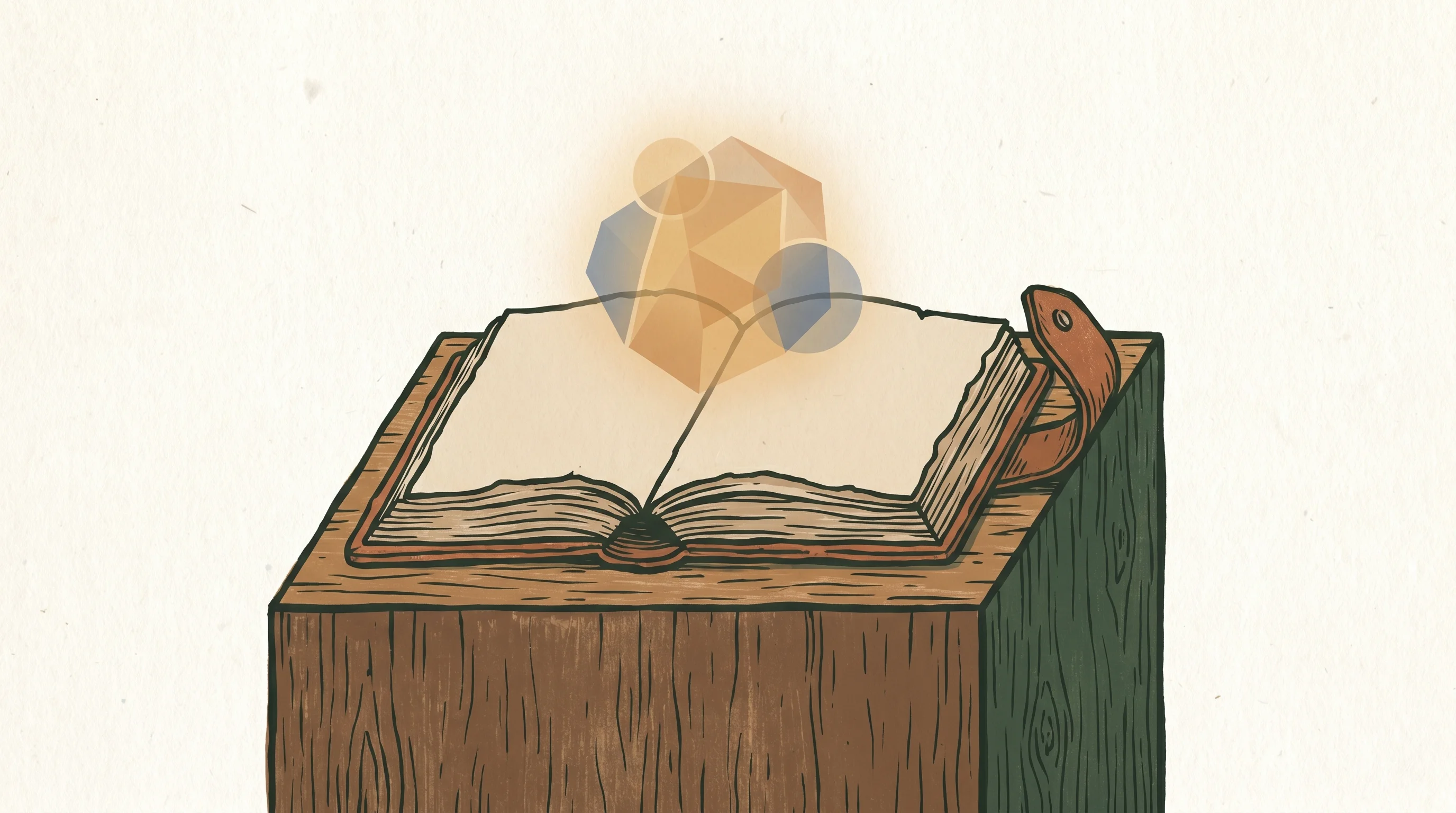 Digital illustration for article section "Getting Started, If You're Inclined" in "WUPHF Ships Git-Native Wiki That AI Agents Build and Maintain" - A minimalist and conceptual illustration representing the initiation of a new system and the selecti...