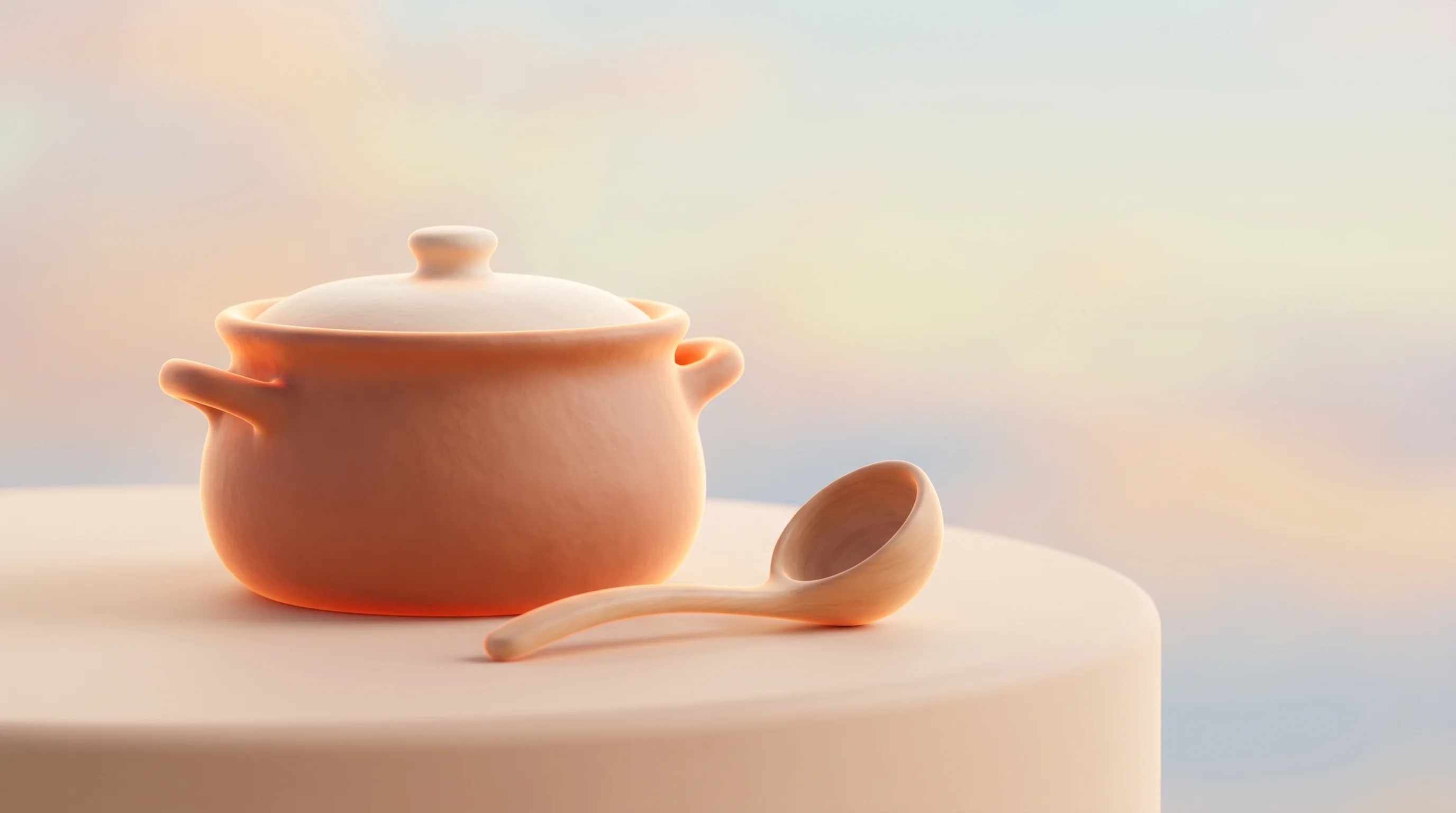 Digital illustration for article section "What Comes Next" in "Snabbit Doubles Valuation to $350M in 6 Months as India Home Services Heat Up" - A conceptual, minimalist 3D illustration symbolizing the expansion into a new home cooks service, fe...