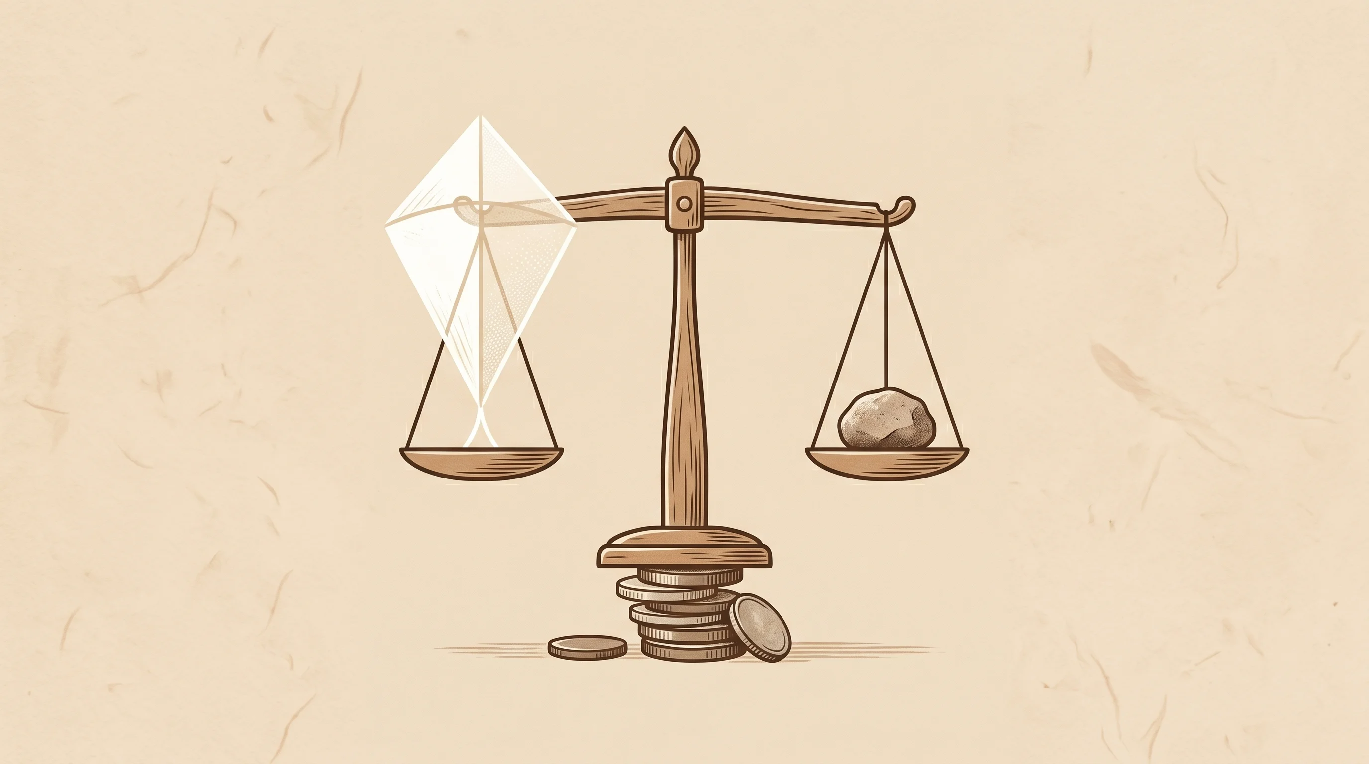 Digital illustration for article section "Execution Risk in the Inclusion Narrative" in "Novio Raises $12M Series A to Scale India's Credit Card Revolution" - A conceptual, minimalist illustration representing the delicate balance of execution risk and high a...