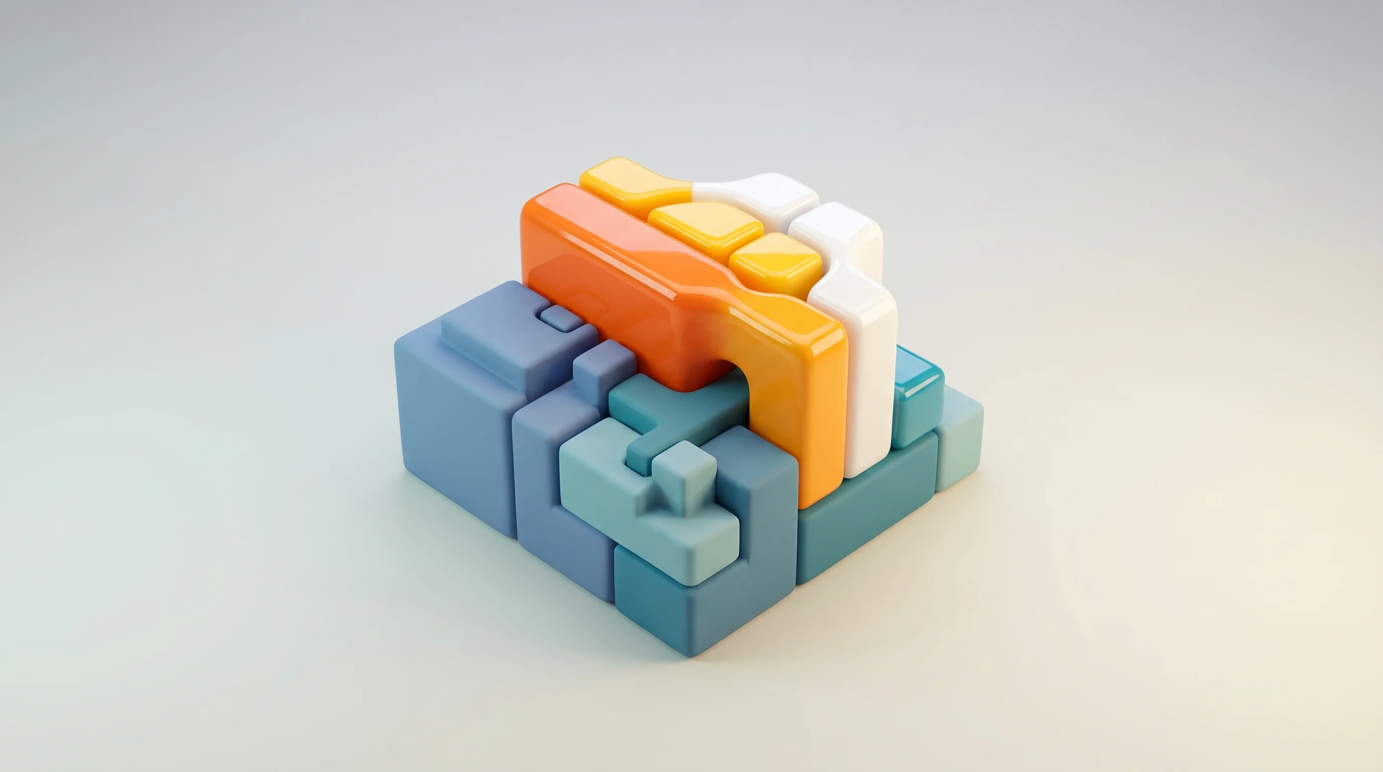 Digital illustration for article section "The ETH Pedigree" in "Mosaic SoC Raises $3.8M to Power Always-On AI Wearables" - A conceptual, minimalist 3D illustration representing advanced hardware-software co-design and energ...