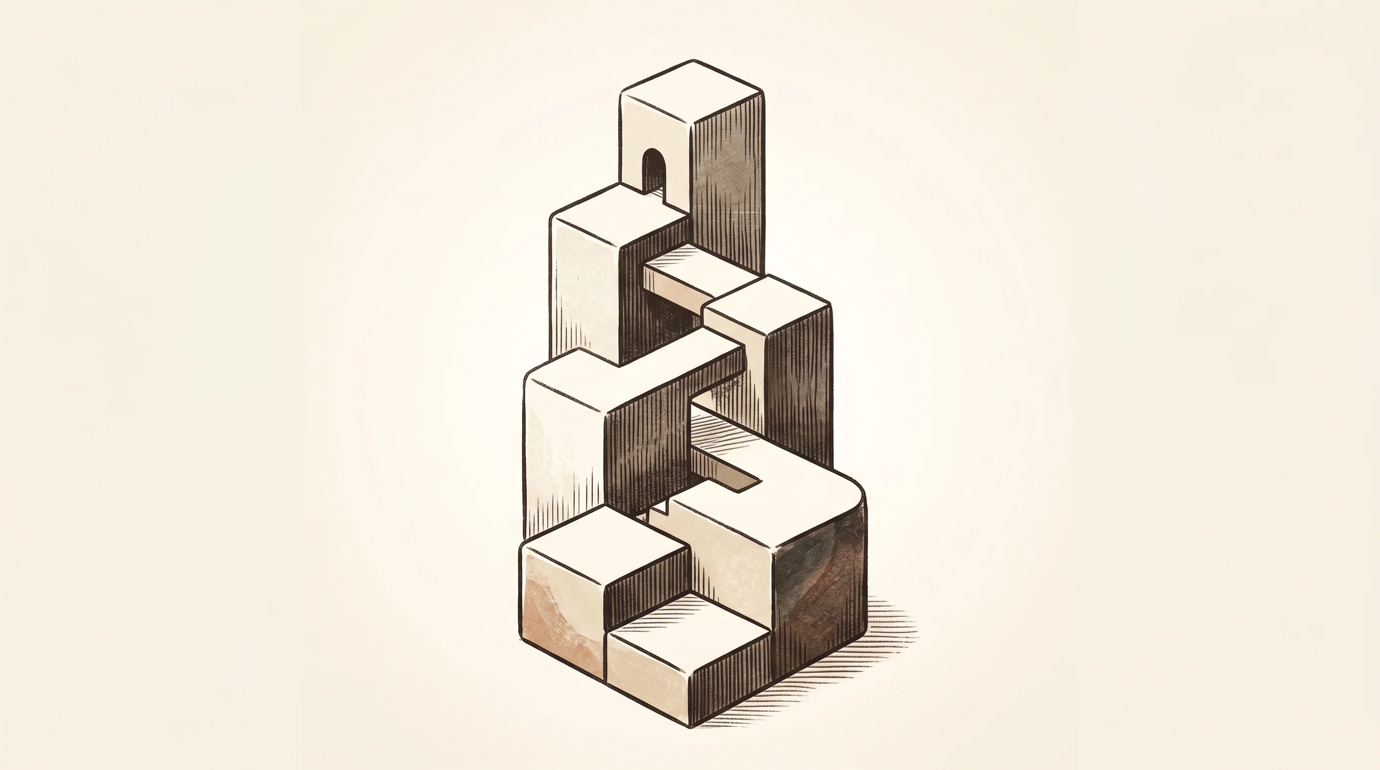 Digital illustration for article section "Beyond the One-Time Sale" in "Openlaw Raises $3.3M to Digitize European Business Formation" - A conceptual and minimalist illustration representing ongoing business infrastructure and a full-sta...
