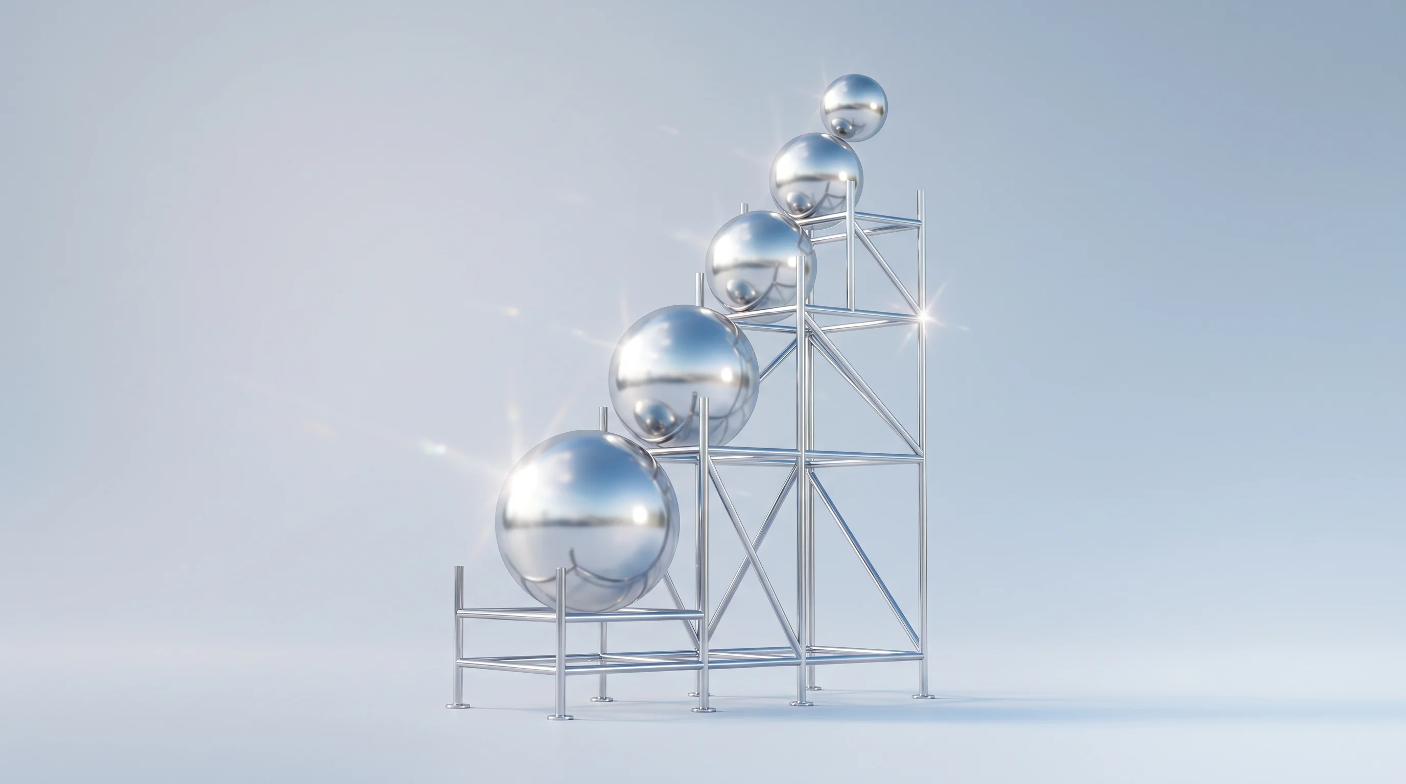 Digital illustration for article section "Regulatory Confidence, Market Uncertainty" in "Kiwe Wins Egypt Central Bank Approval for 'Social Money' Fintech App" - A clean, minimalist conceptual image representing regulatory scaffolding and the scaling of financia...