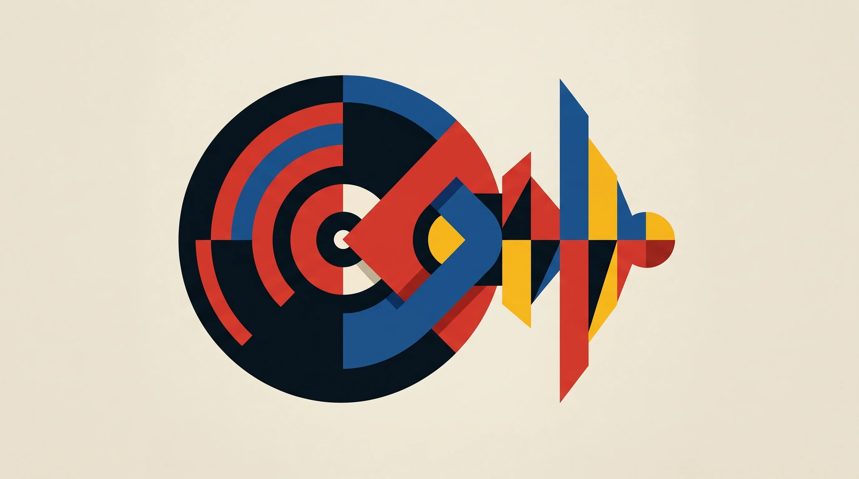 Digital illustration for article section "Warner Blinks First" in "Suno AI Hits $300M Revenue Despite Legal War with Music Industry" - A minimalist, conceptual image representing a groundbreaking partnership in the music industry, feat...
