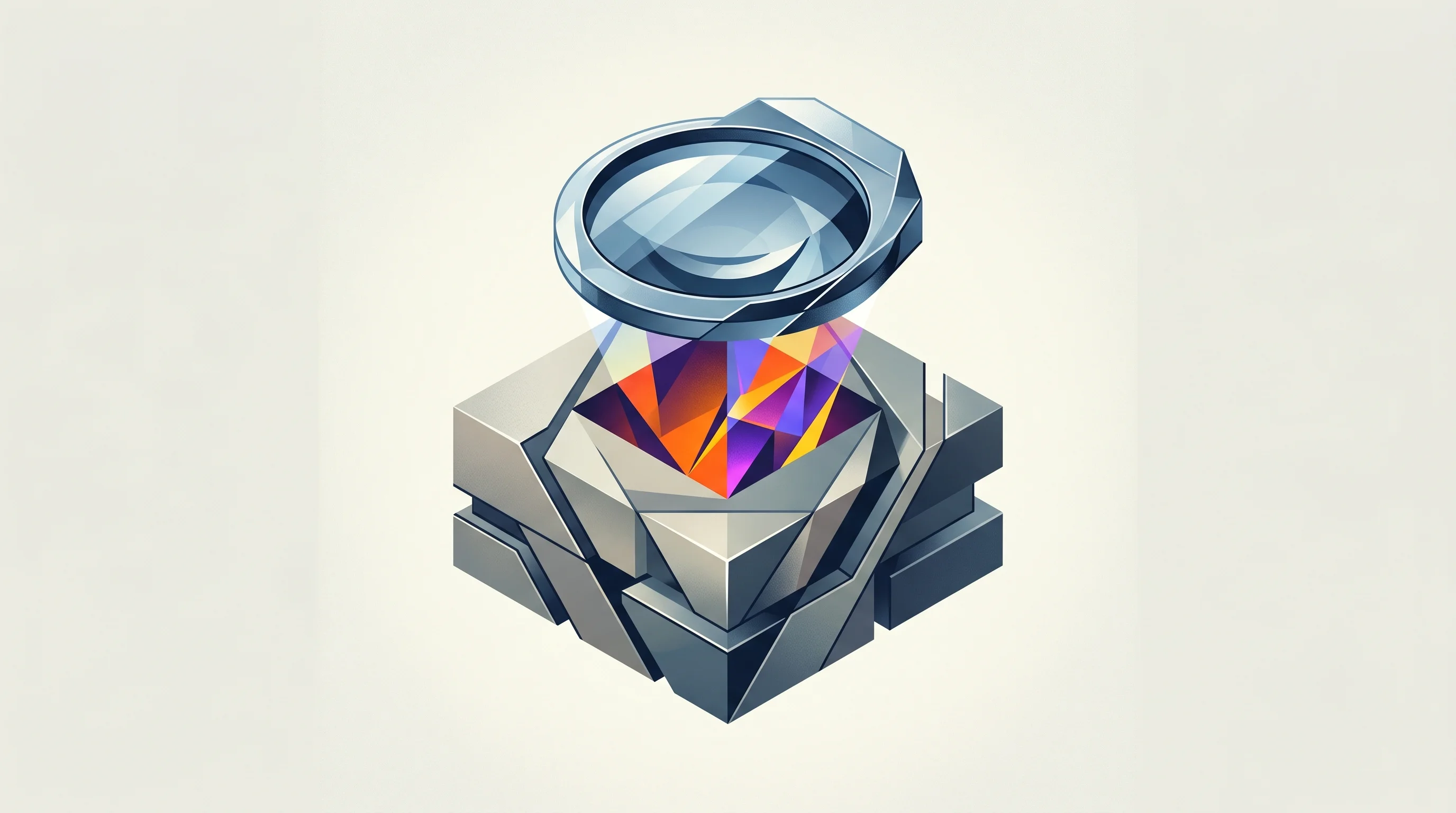 Digital illustration for article section "The YC Lens" in "The AI-Native Infrastructure Shift: Observability to Pentesting" - A conceptual, minimalist illustration representing "The YC Lens" and AI agent observability, featuri...