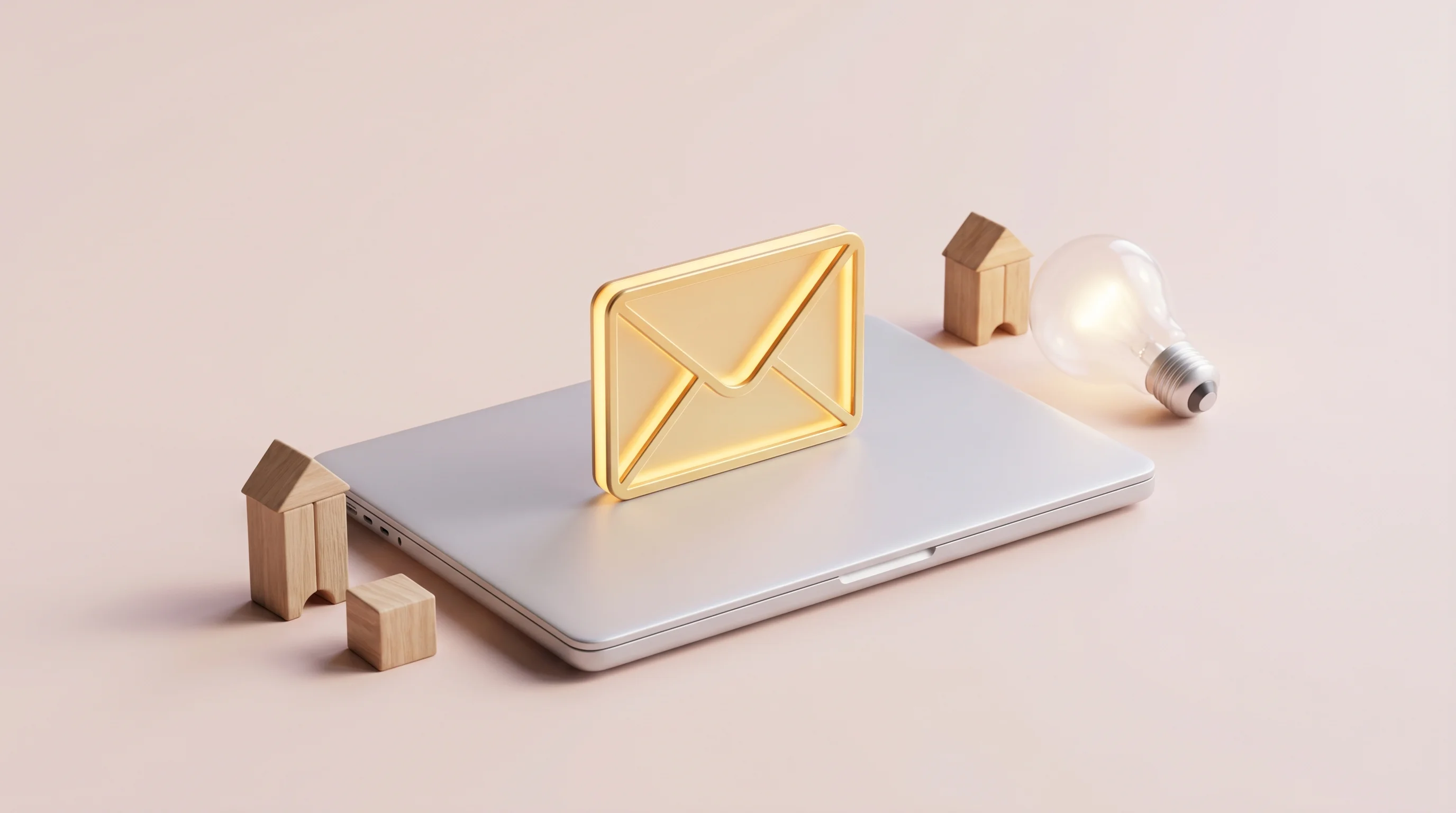 Digital illustration for article section "The Wider Campaign" in "Y Combinator's India Bet: 25,000 Applications Signal Startup Shift" - A clean, minimalist 3D diorama of a modern hackathon workspace, designed in a refined miniature mode...
