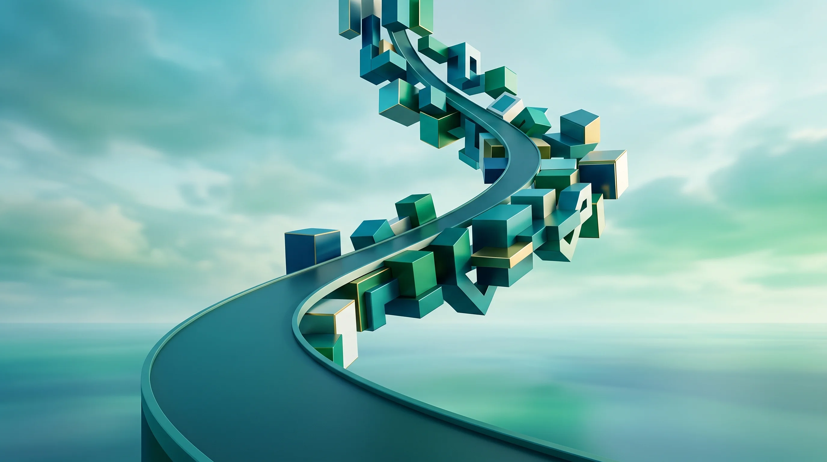 Digital illustration for article section "Content Section 3" in "ReN3 Raises $5M Seed to Scale Secure Agentic AI Across Southeast Asia" - A conceptual, dreamlike photograph representing business expansion and network growth, featuring a s...