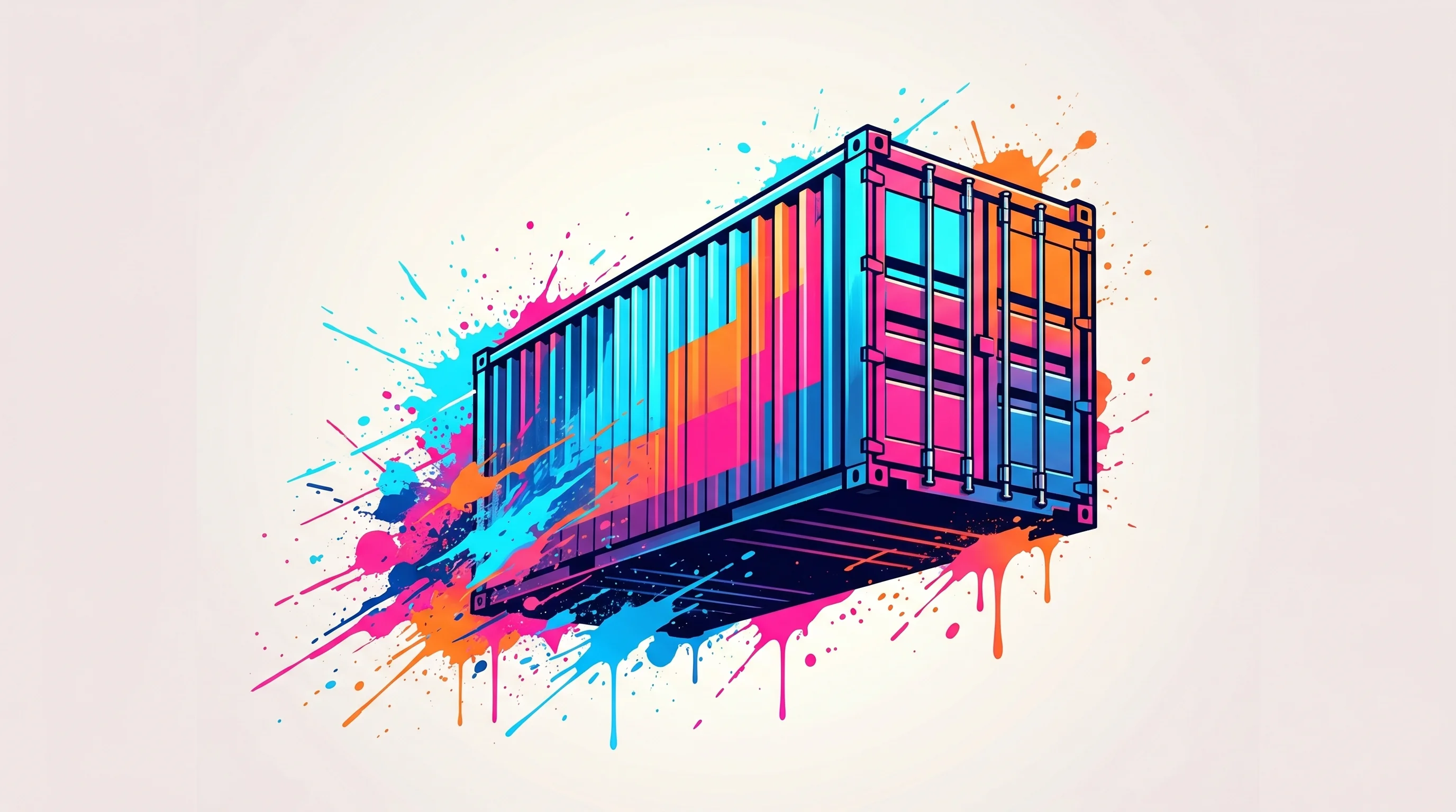 Digital illustration for article section "Moving Fast, Breaking Features" in "YC's Ara Turns Text Messages Into Live Websites in 30 Seconds" - A conceptual, minimalist image representing rapid software iteration and cloud architecture, featuri...